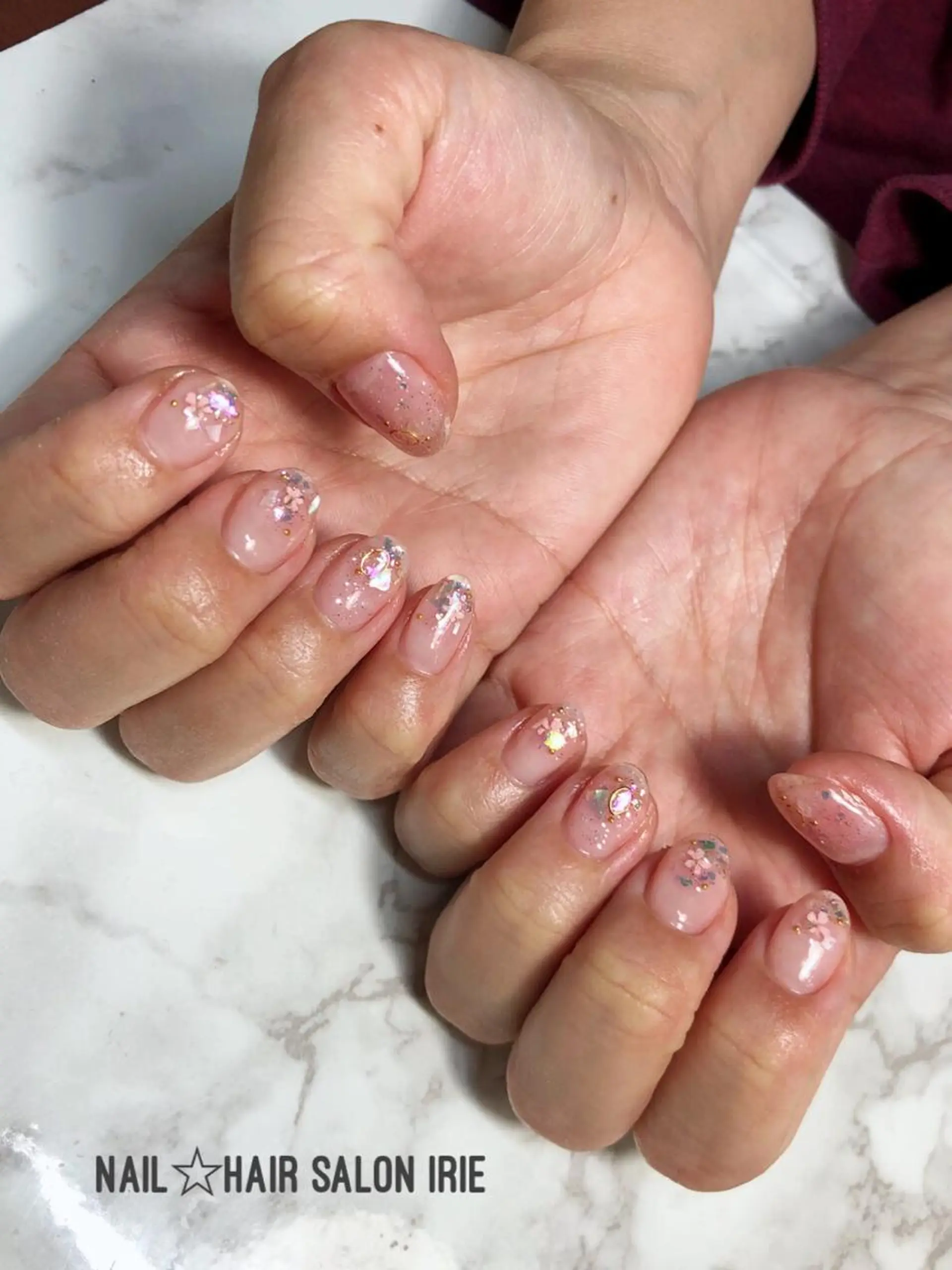 ネイル ハンドネイル Hair salon Irie所属・與儀 知佳のネイルデザイン