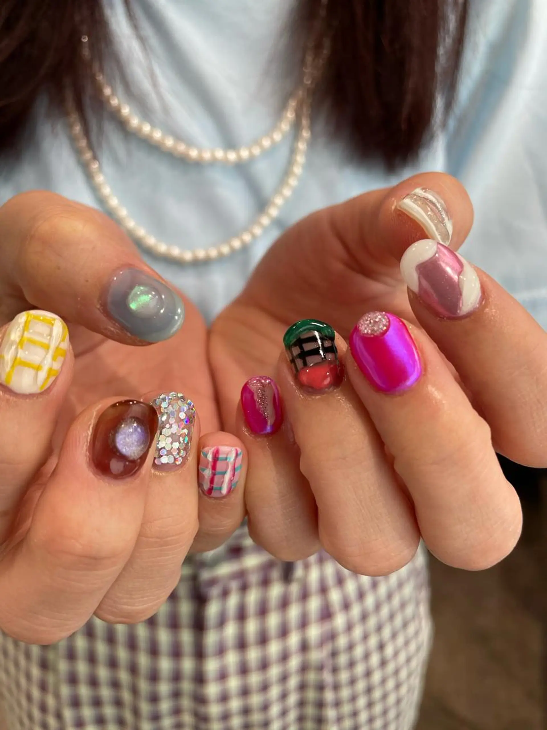 ネイル ワンカラーネイル ハンドネイル ハンドケア ナチュラル透明感🌱 小山美樹子のヘアスタイル