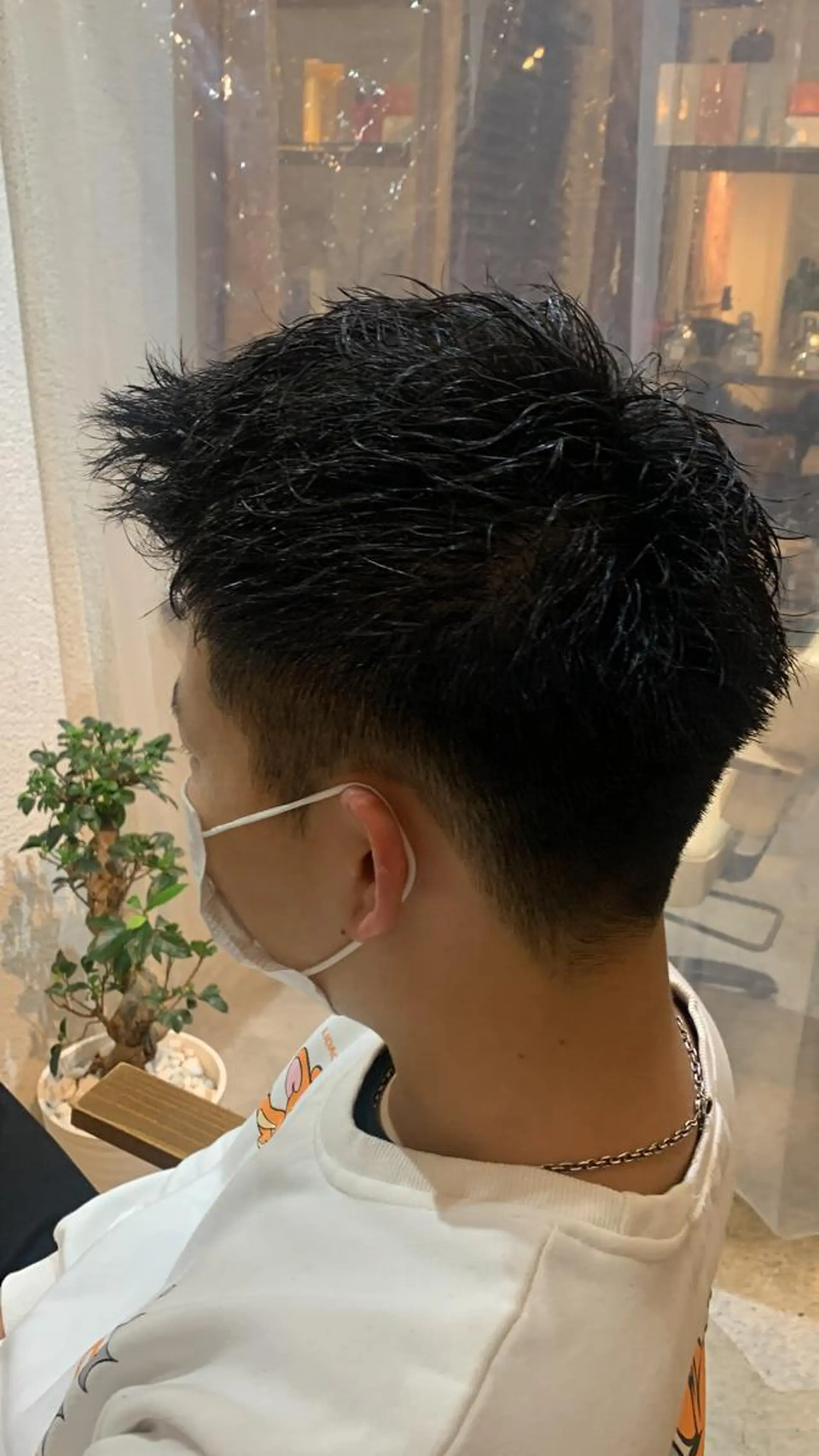 パーマ メンズ カット トリートメント ヘッドスパ putri 川邉 優花のヘアスタイル