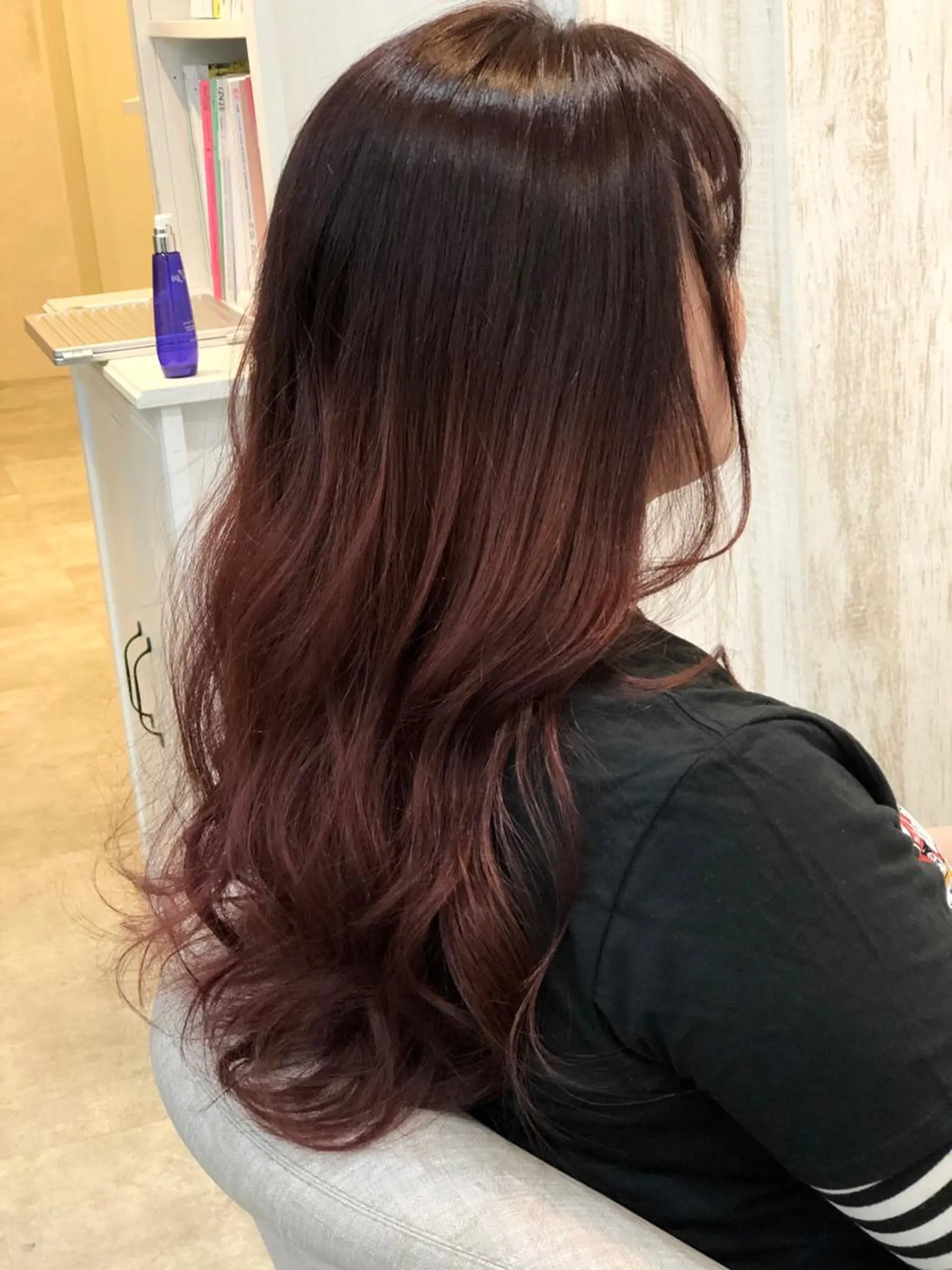 ロング ハイライト レイヤーカット 縮毛矯正・髪質改善 支持率No1🫧北島のヘアスタイル