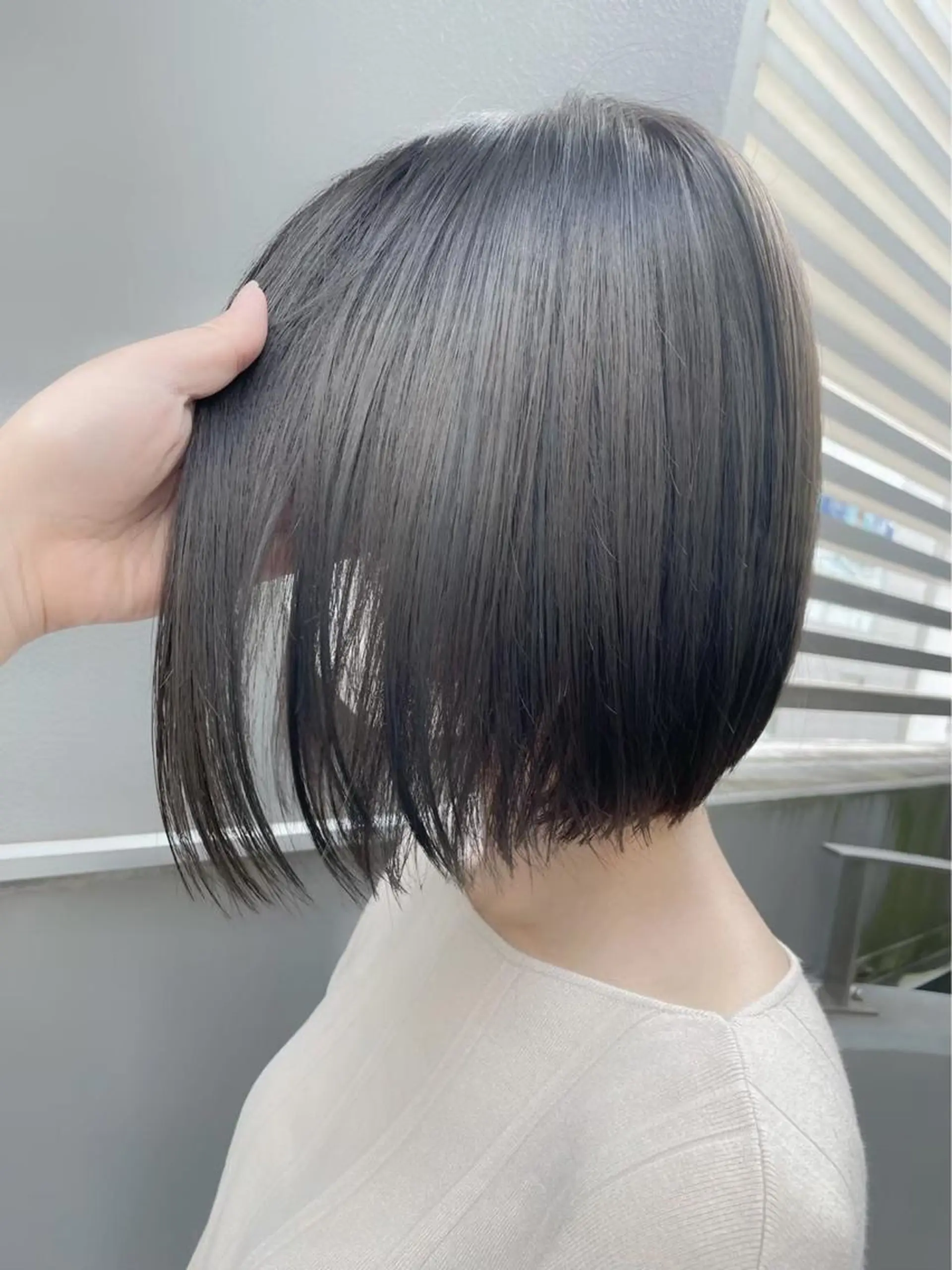 ミディアム 縮毛矯正 中村 彩乃のヘアスタイル