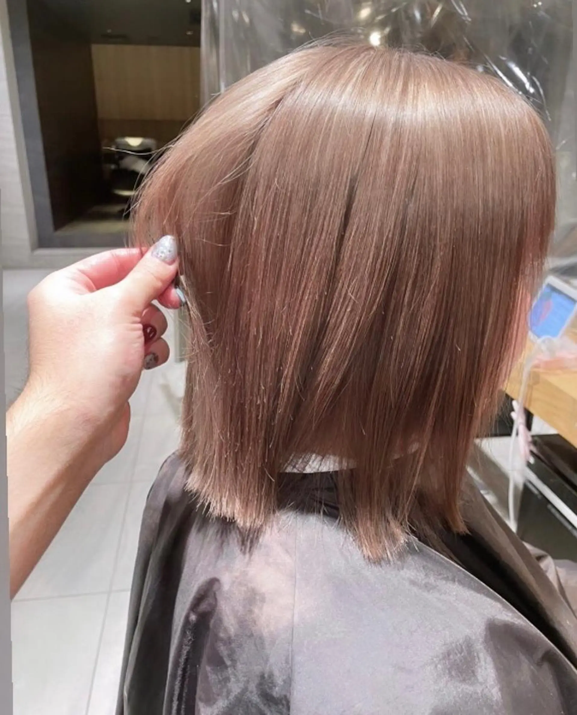カラー カット ヘアカラー トリートメント 赤みゼロカラー 藤並純のヘアスタイル