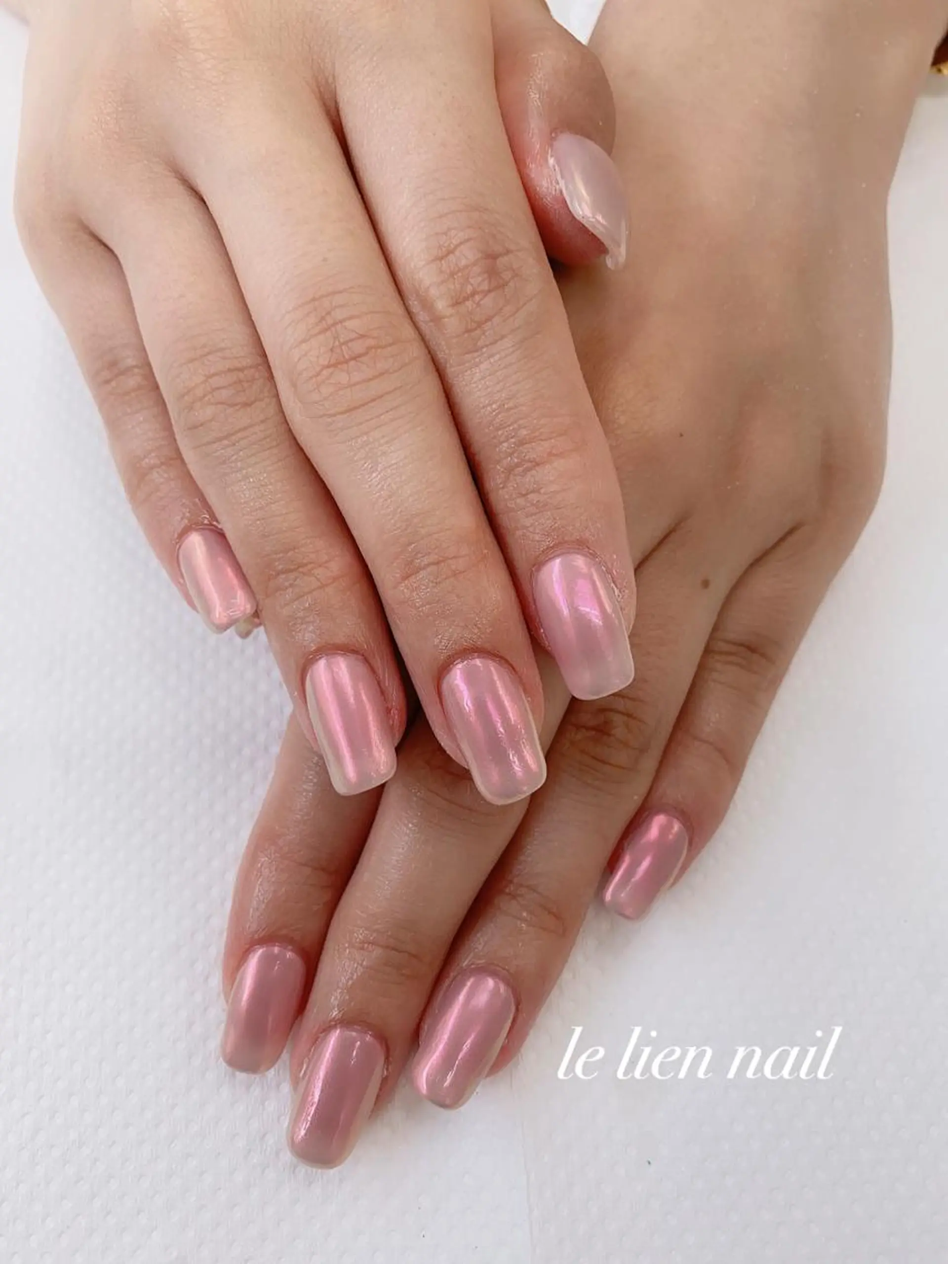 ネイル オーロラネイル ミラーネイル le lien nailのネイルデザイン
