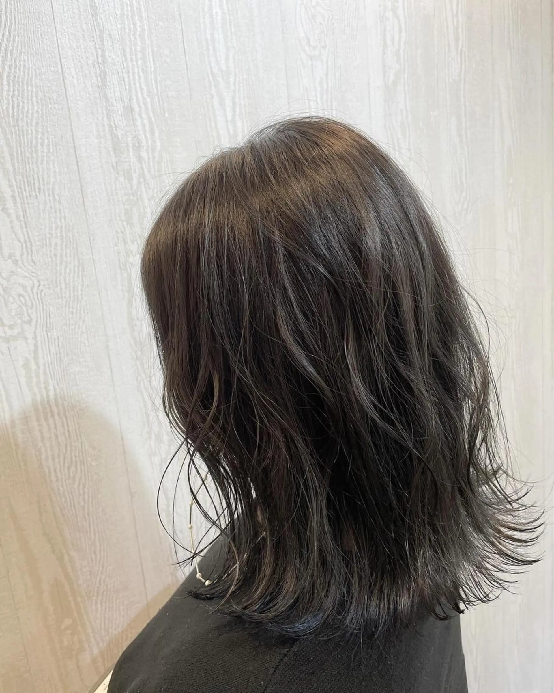 ミディアム カラー ヘアアレンジ HUENEST アカデミーサロンのヘアスタイル