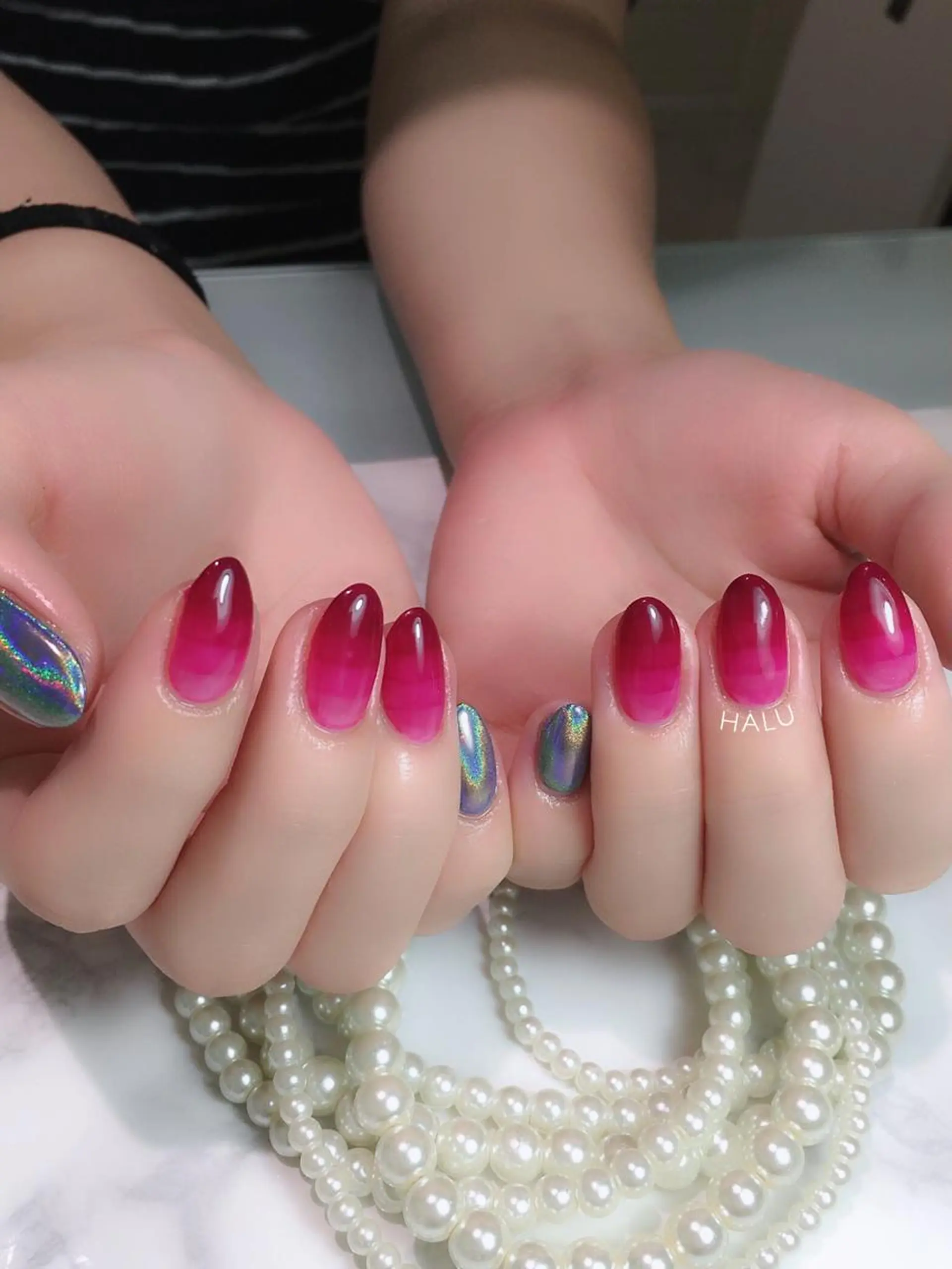 ネイル シンプルネイル HALU ハルのネイルデザイン