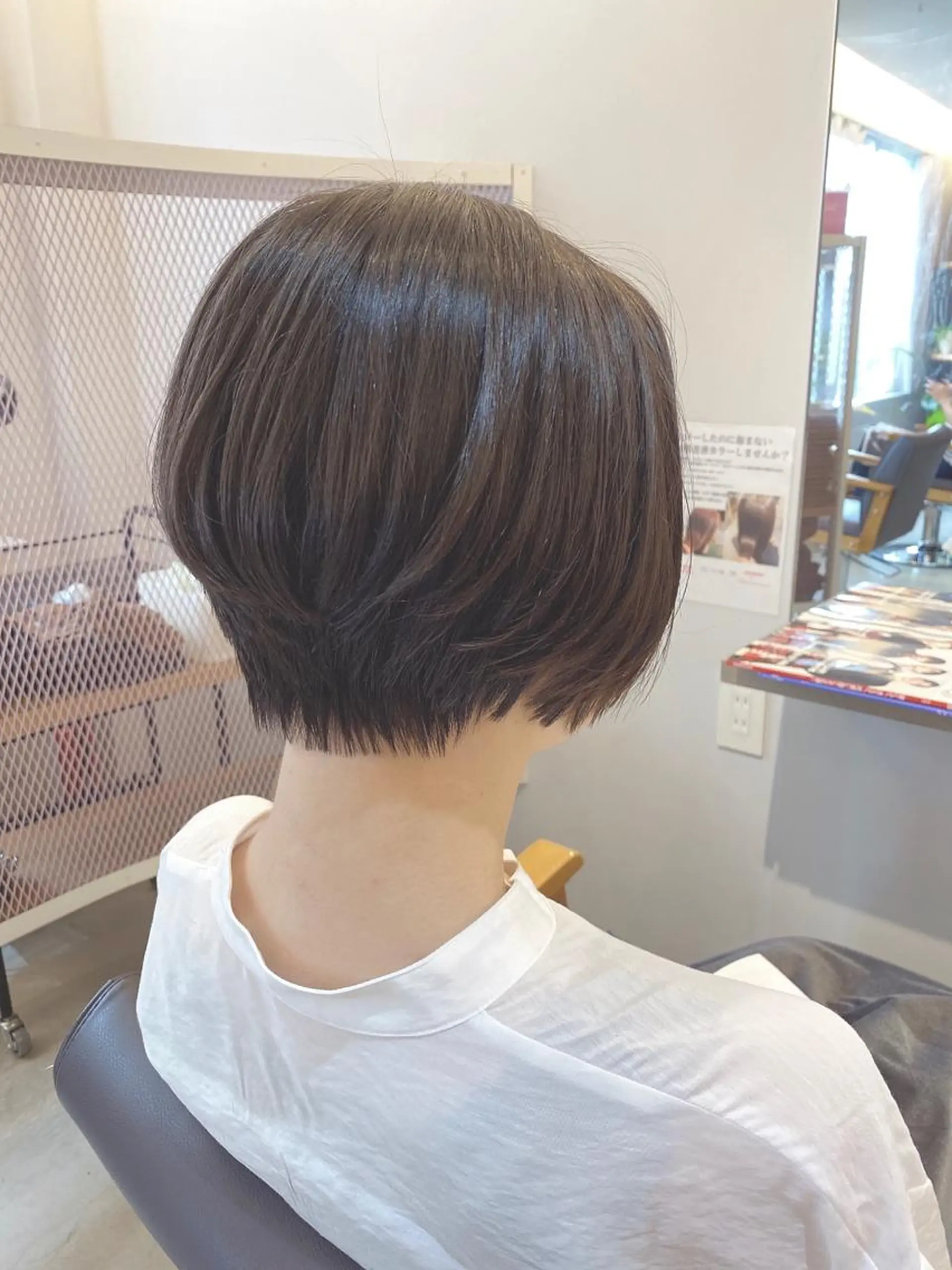 ショート 顔周りデザイン/ ママ美容師/濱ほのかのヘアスタイル