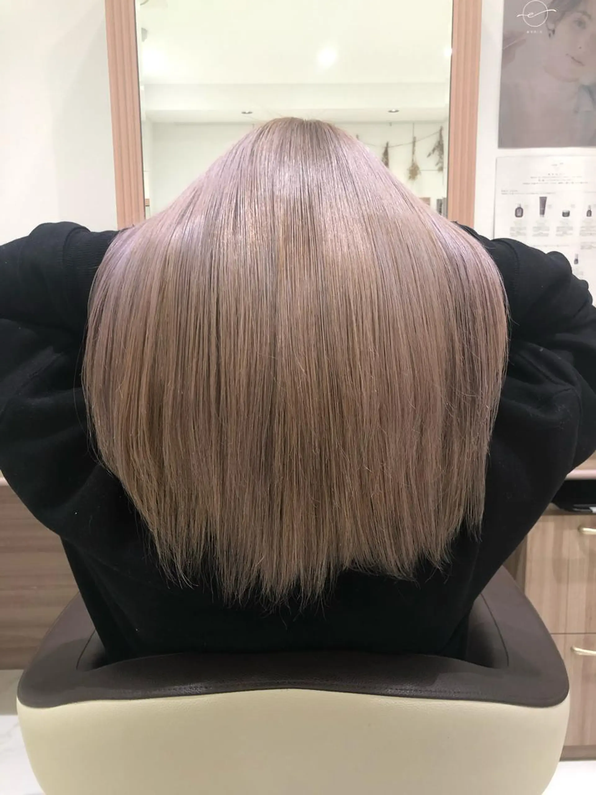 ミディアム トリートメント 酸熱トリートメント 大人透明感艶カラー 寺田稜のヘアスタイル