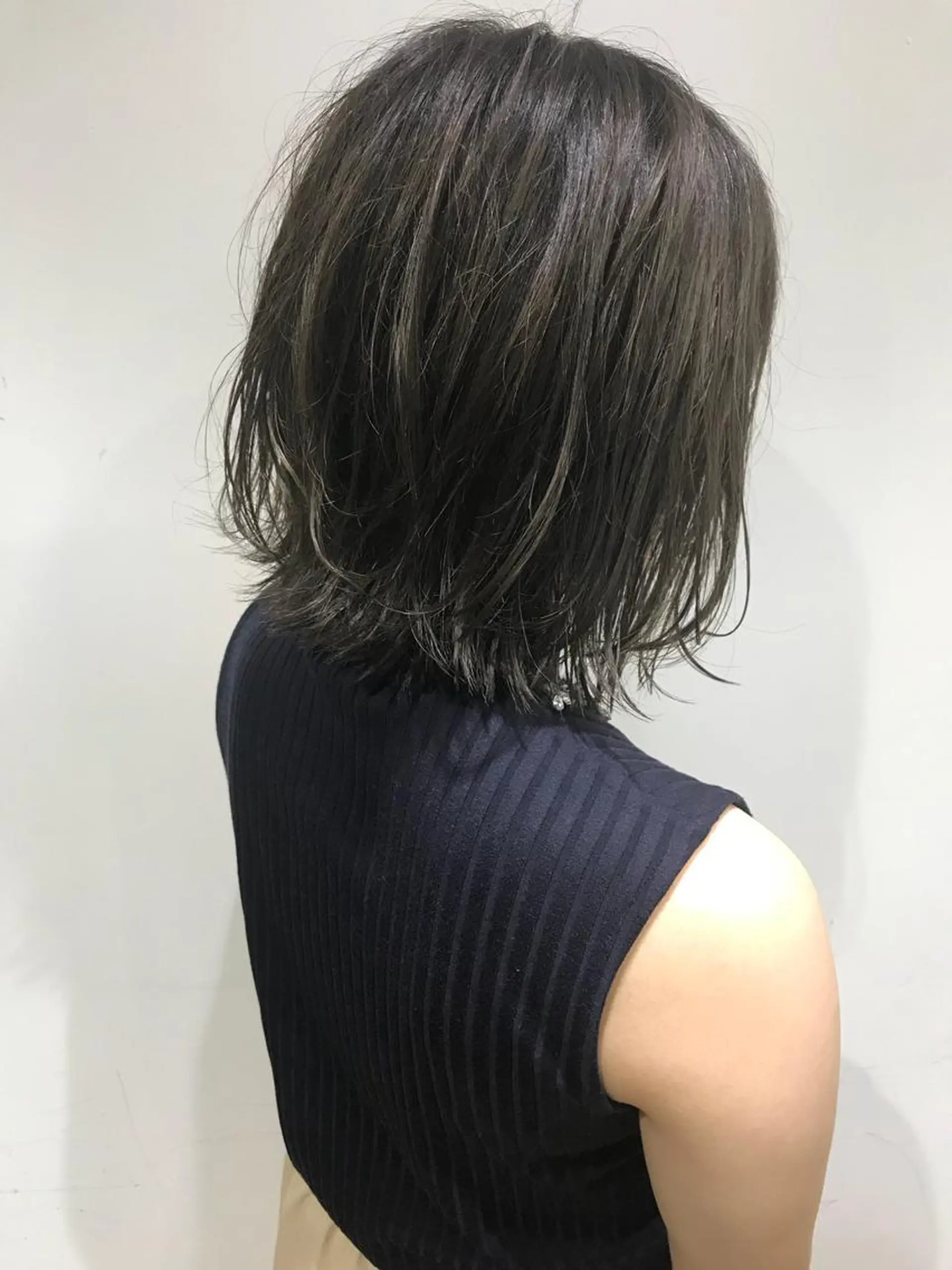 ミディアム カラー 髪質改善 の達人/杉原碧仁のヘアスタイル
