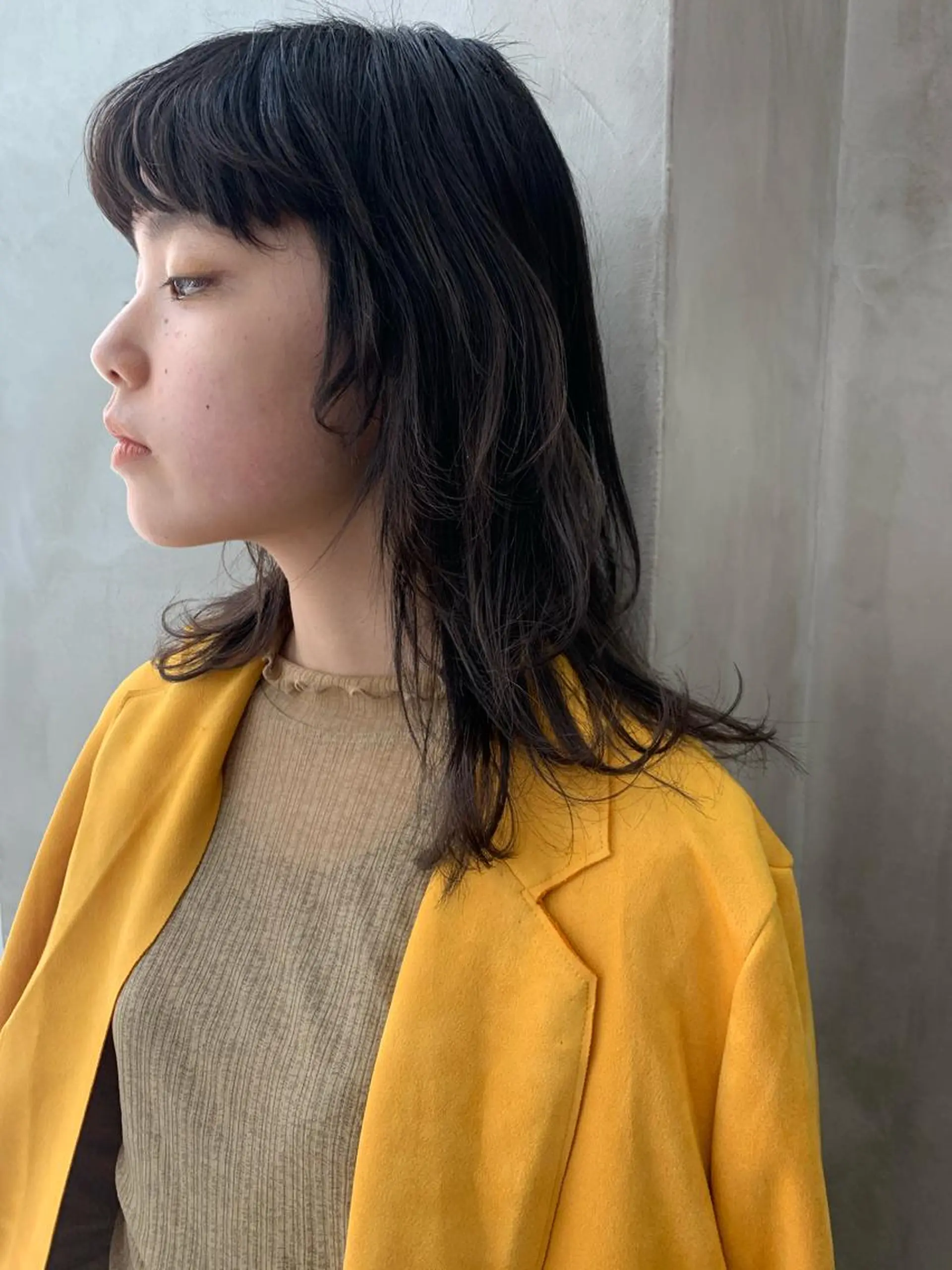 セミロング カラー レイヤーカット suu所属・🐝 hachi🐝のヘアスタイル