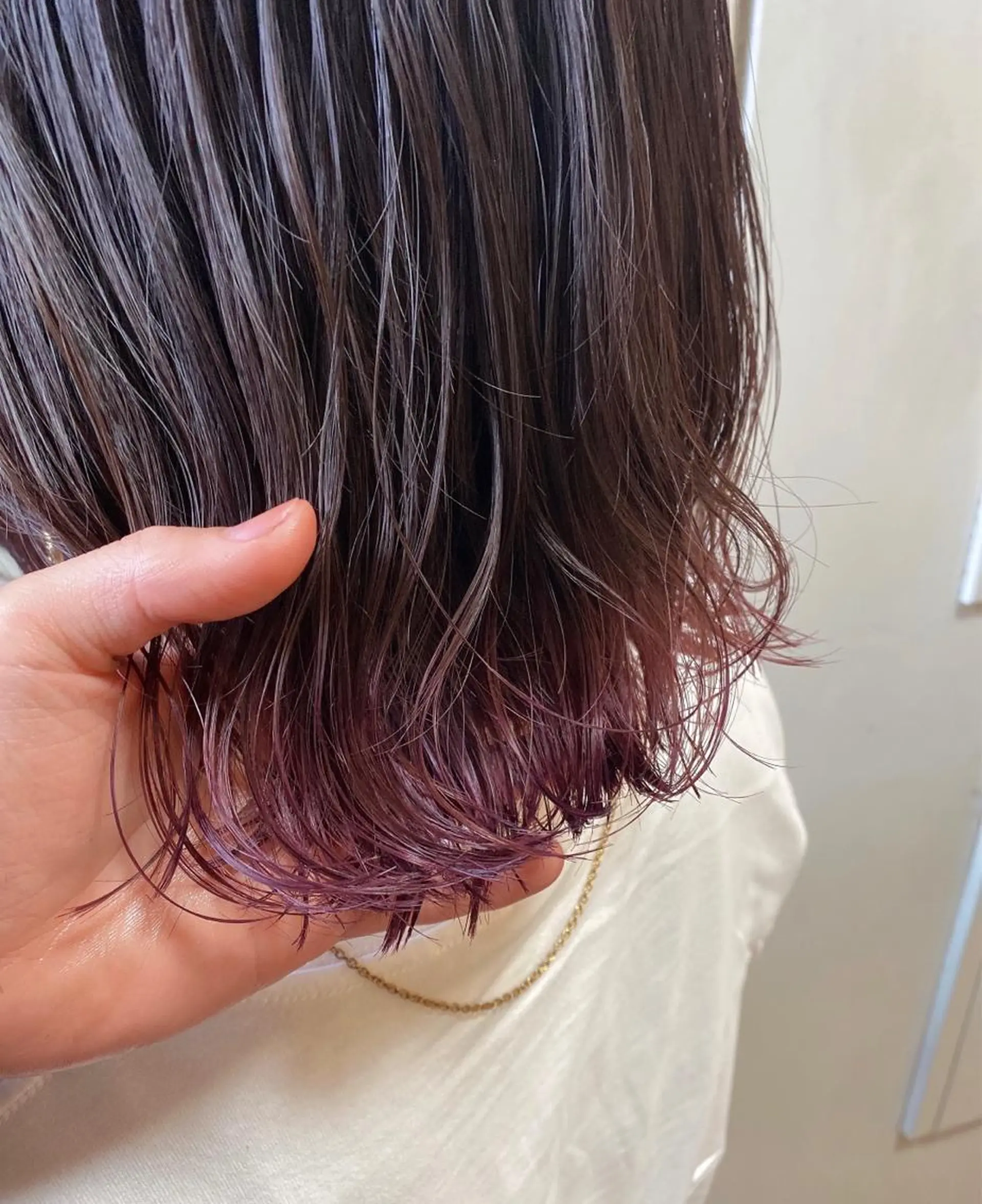 ミディアム カラー レイヤー×髪質改善 マネージャー安藤光司のヘアスタイル