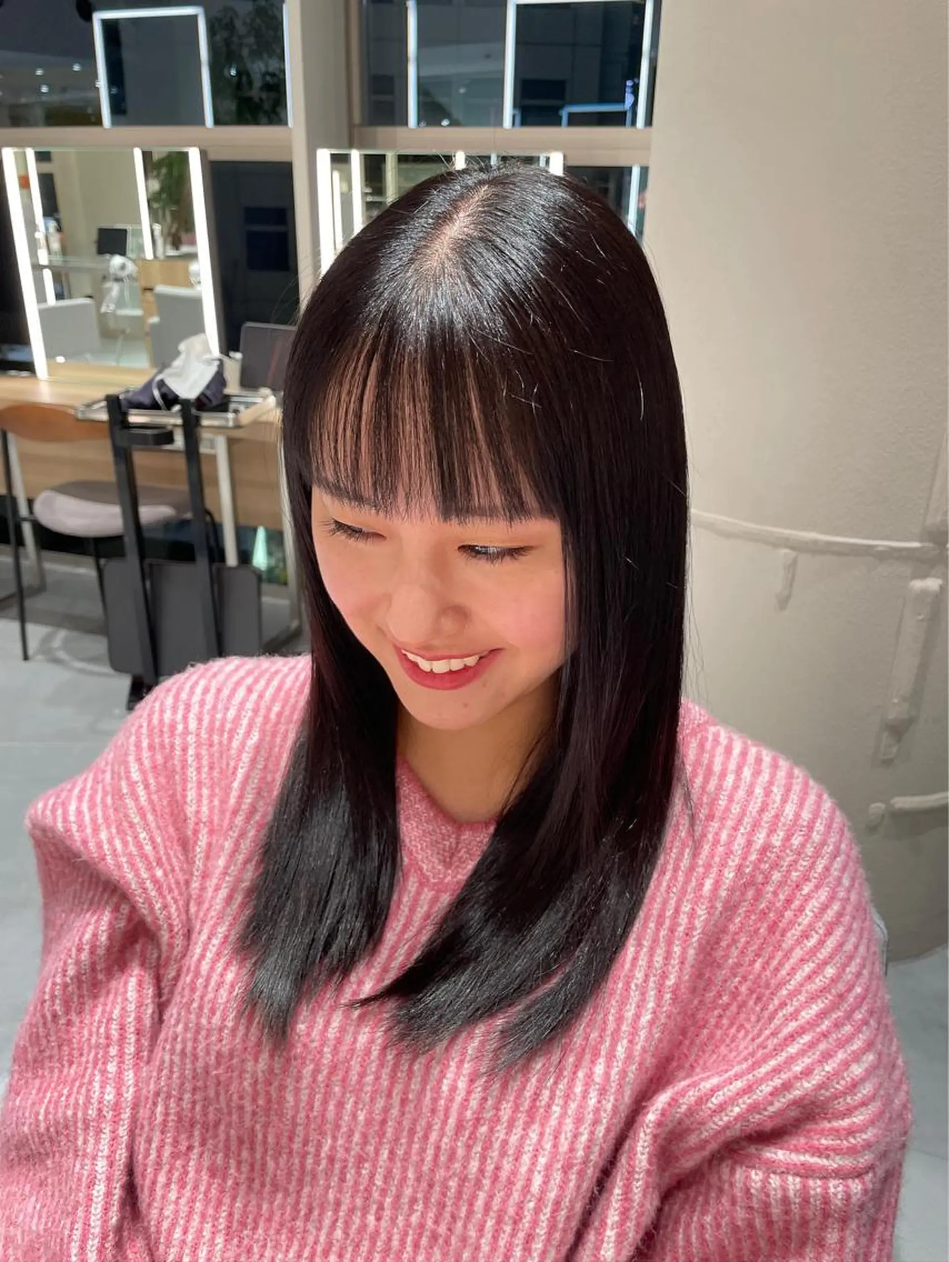 カラー パーマ 縮毛矯正 今岡 凜也のヘアスタイル