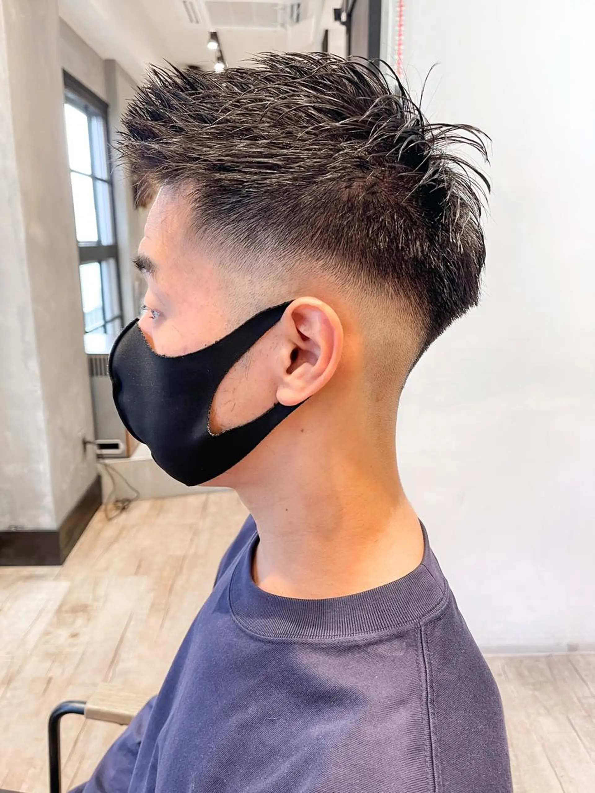 ショート メンズ フェードカット スキンフェード メンズベリーショート ベリーショート ショートヘア カット トリートメント ヘアセット lana hair  新宿髪質改善トリートメント新宿三丁目【ラナヘアー】所属・新宿メンズ専門 モテ清潔感パーマ特化のヘアスタイル