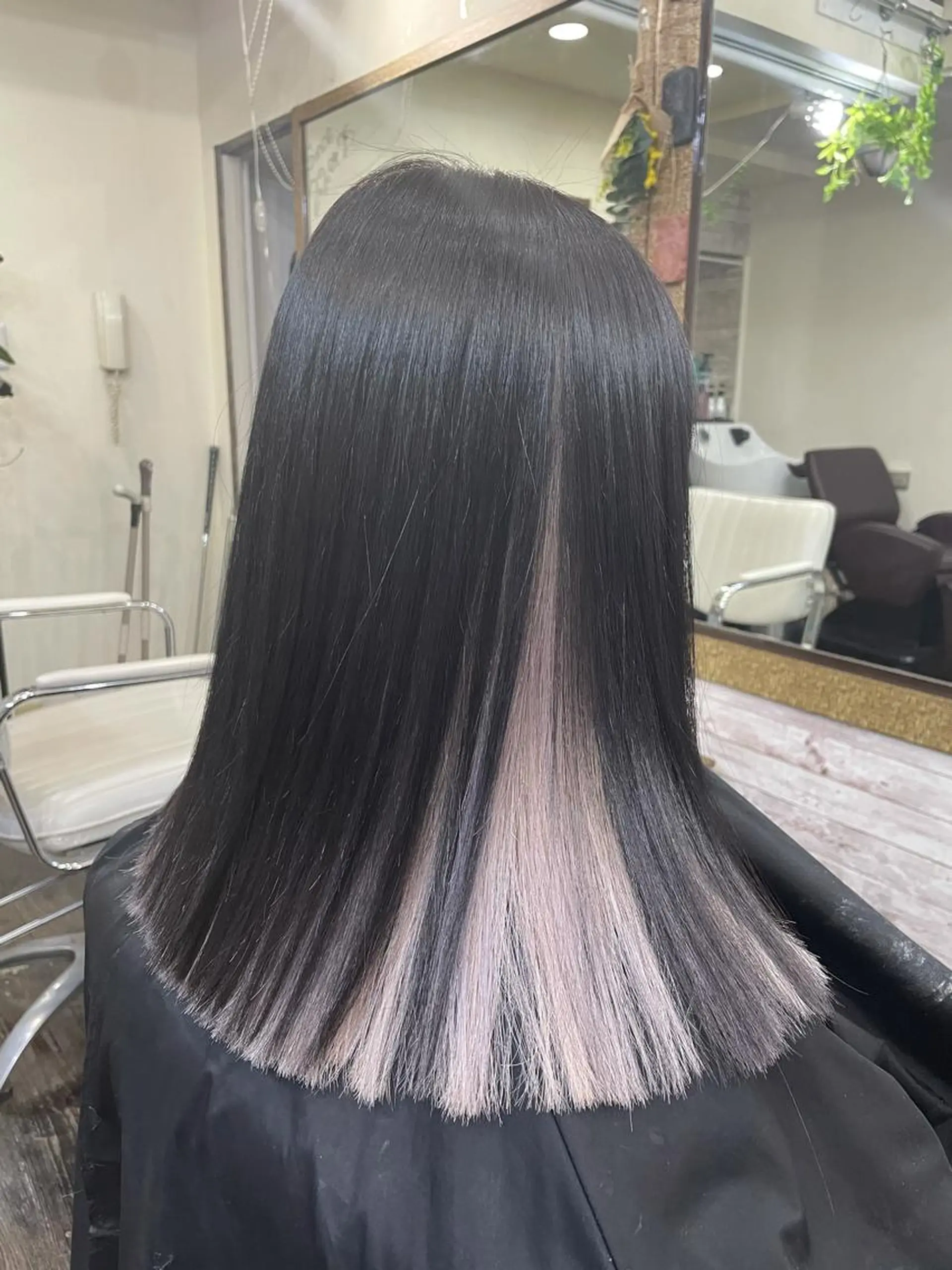 ミディアム カラー ヘアカラー 渡辺 健太のヘアスタイル