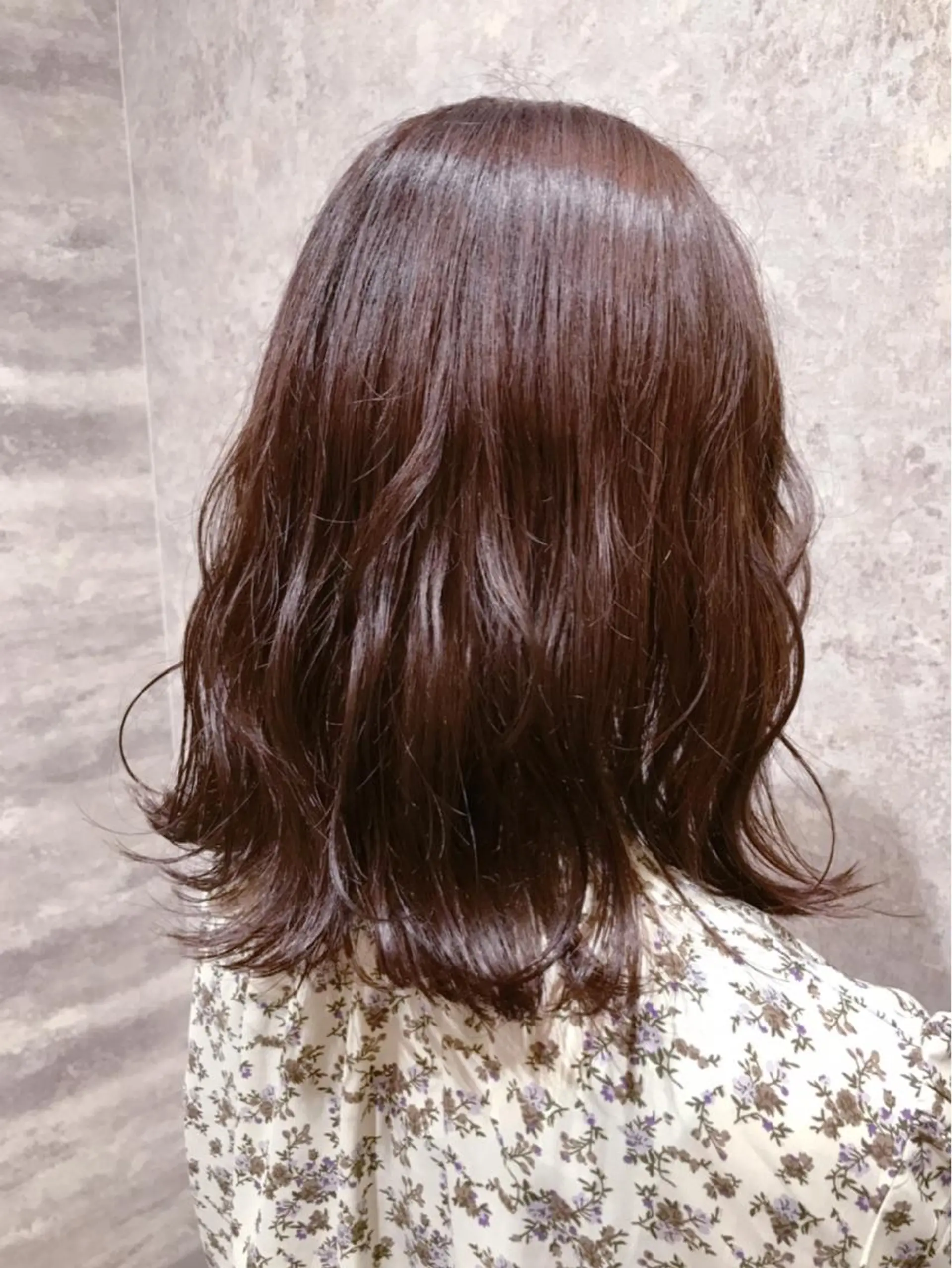 ミディアム カラー ヘアカラー トリートメント Blanco 村松 美里のヘアスタイル