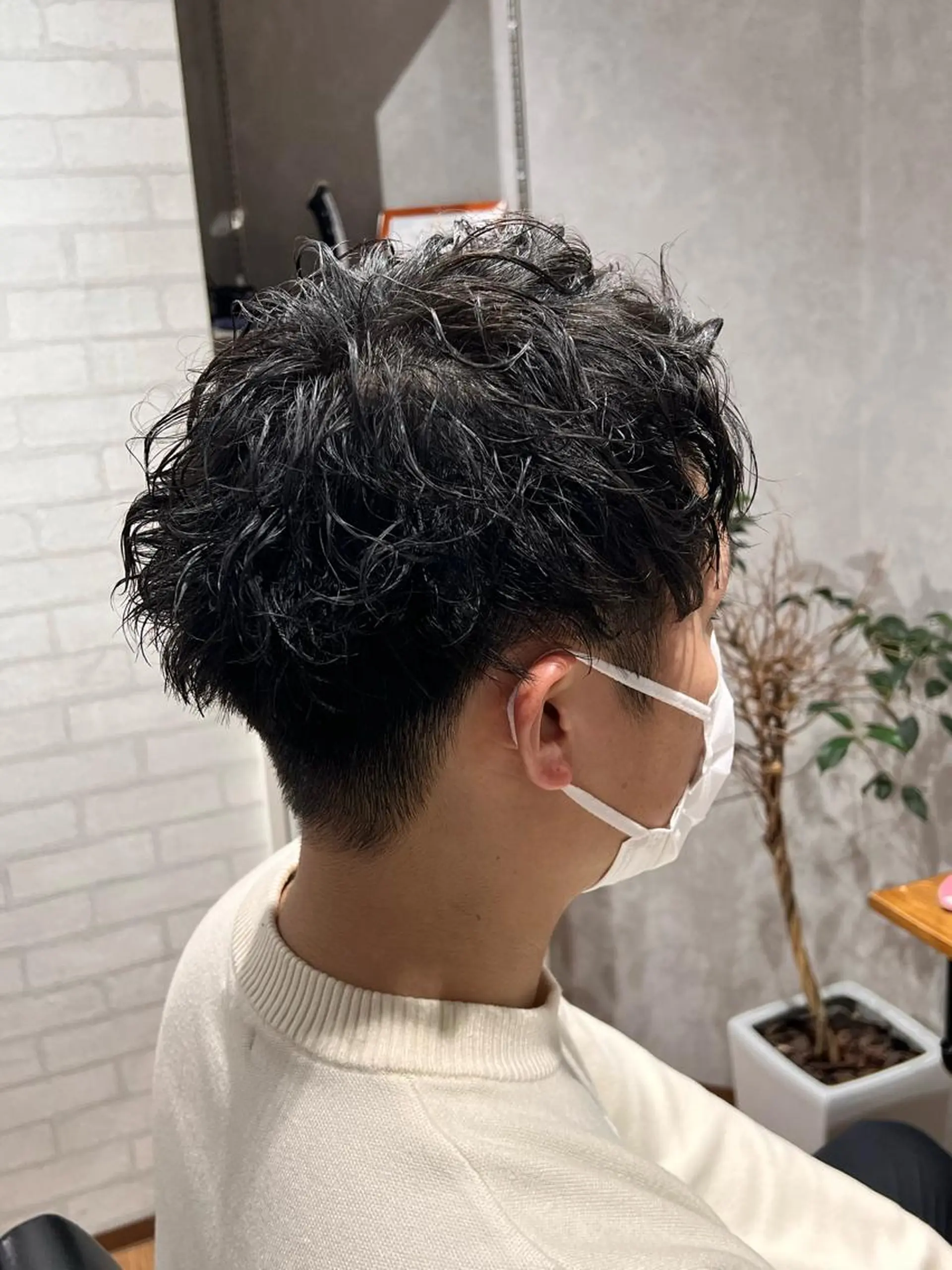 ショート パーマ メンズ特化☝️添田 好恵のヘアスタイル