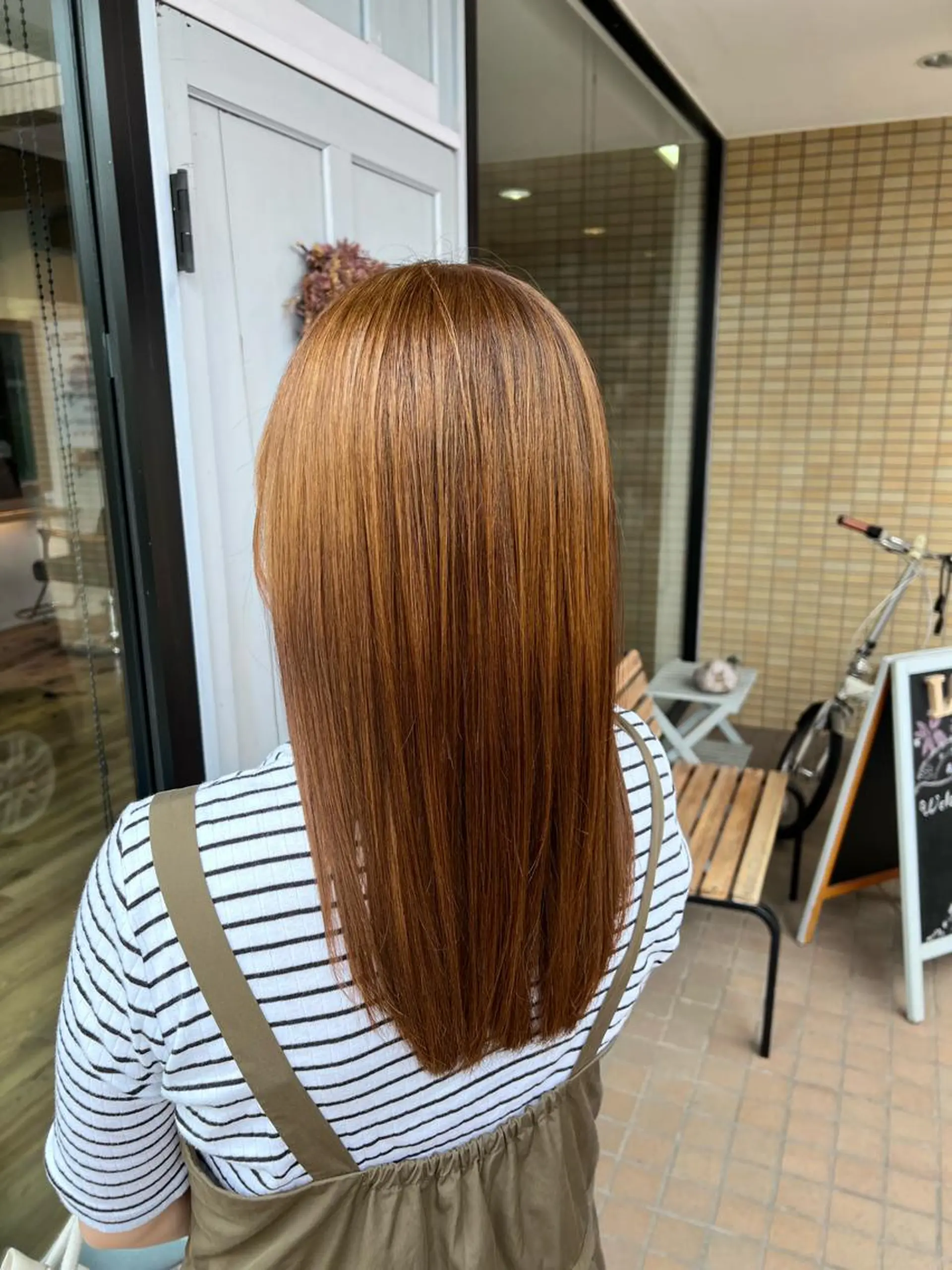 ロング 髪質改善 トリートメント ツキダテ ユイのヘアスタイル