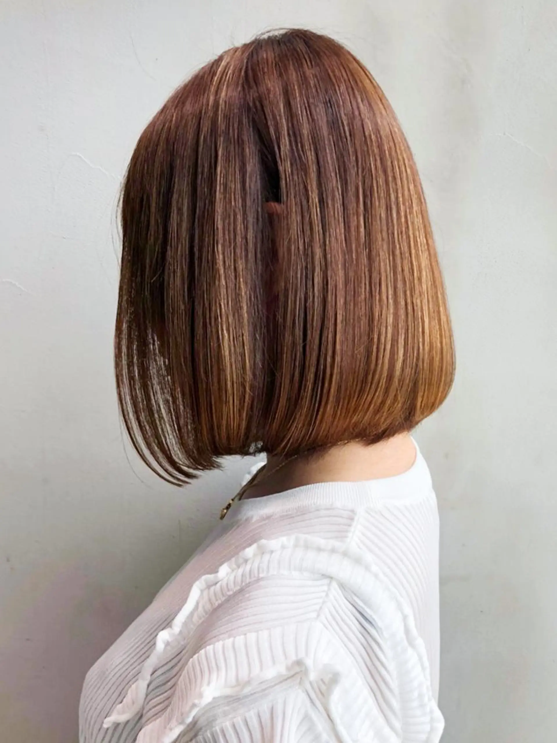 カラー パーマ ヘアアレンジ ブラウンカラー ココアブラウン ITbyALBUM 中野店のヘアスタイル