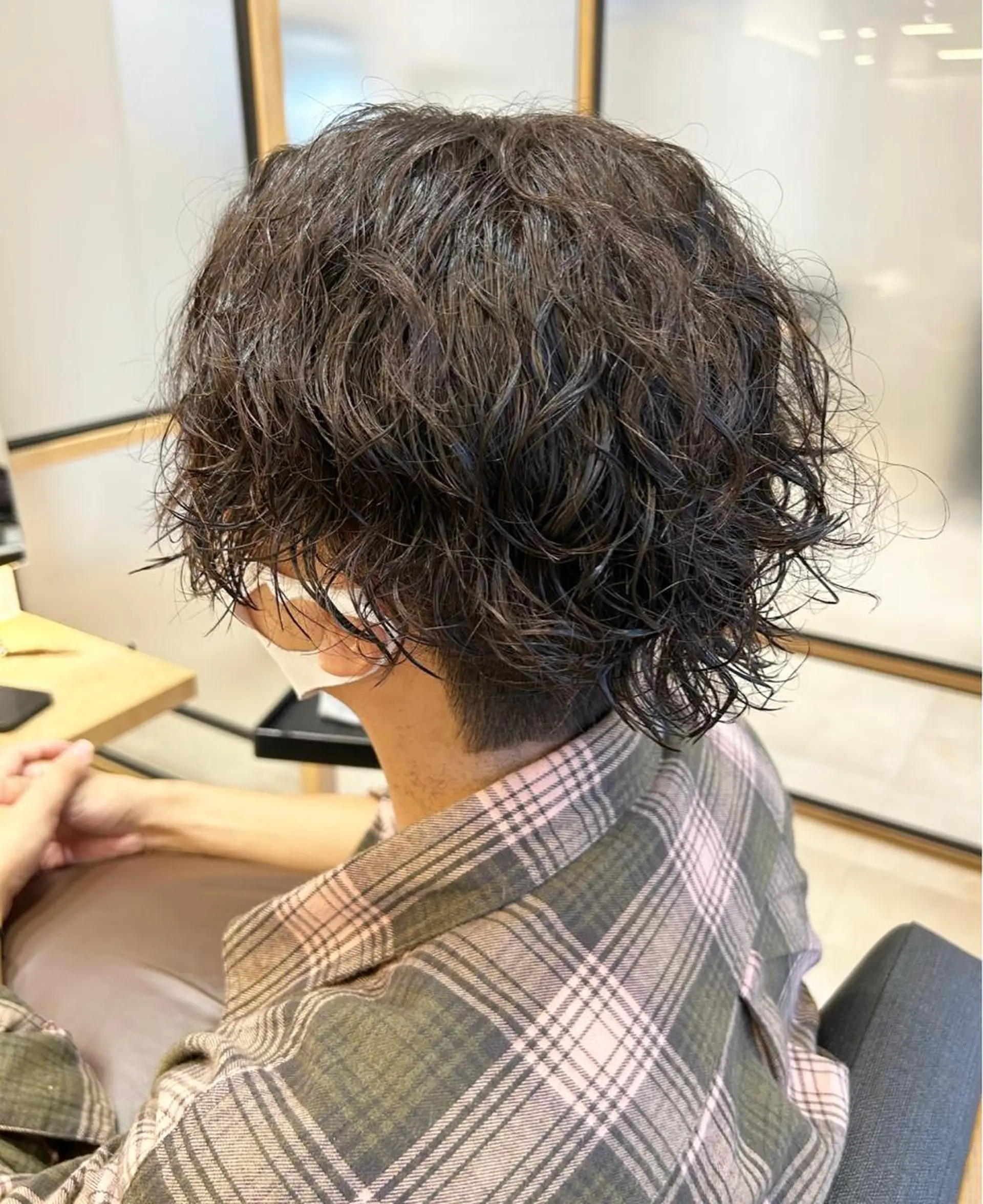 メンズ マンバンヘア メンズパーマ カット パーマ ゆうき あすかのヘアスタイル