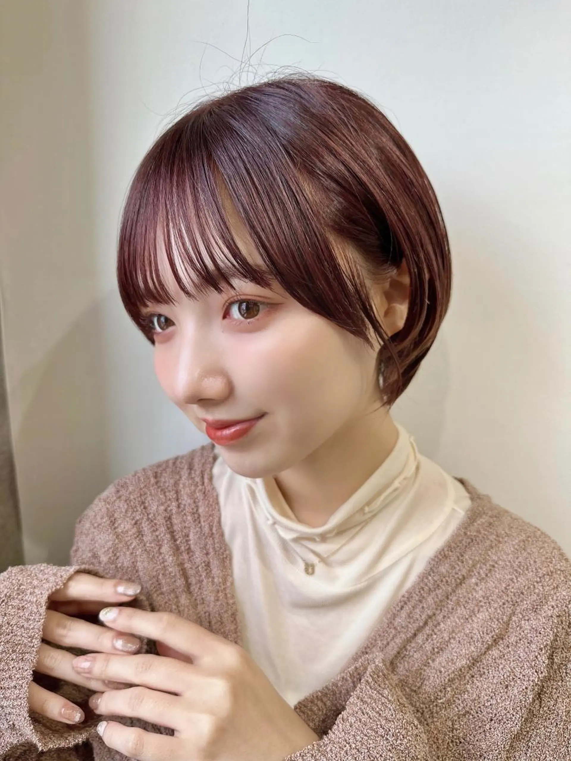 ショート カラー カット ヘアカラー 女性が憧れる ショート/角田愛和のヘアスタイル