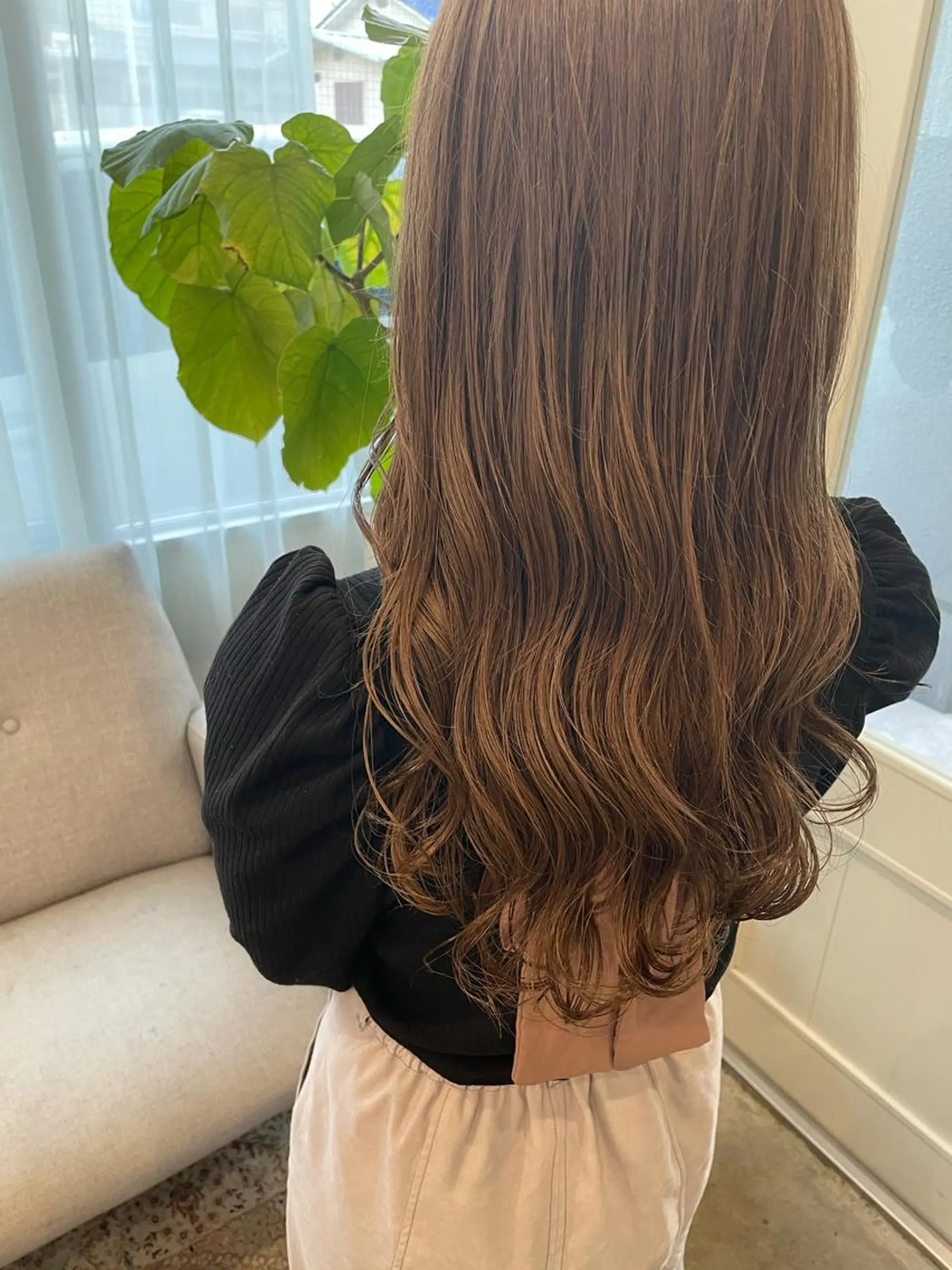 ロング カラー ヘアアレンジ ヘアセット ✿ 𝚜𝚊𝚔𝚒 ✿のヘアスタイル