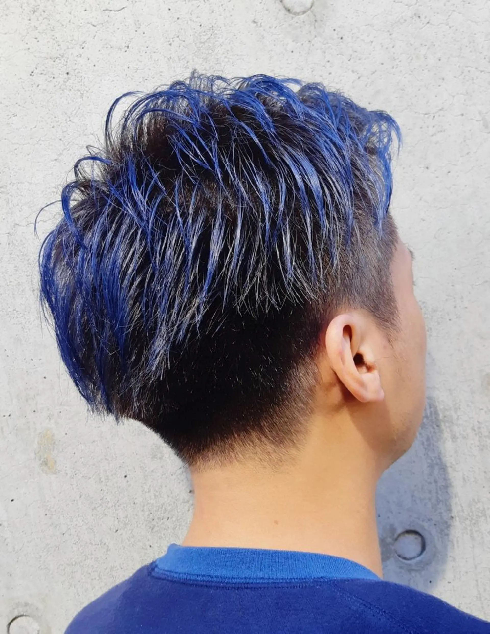 メンズ アップバング 石母田 敦志のヘアスタイル