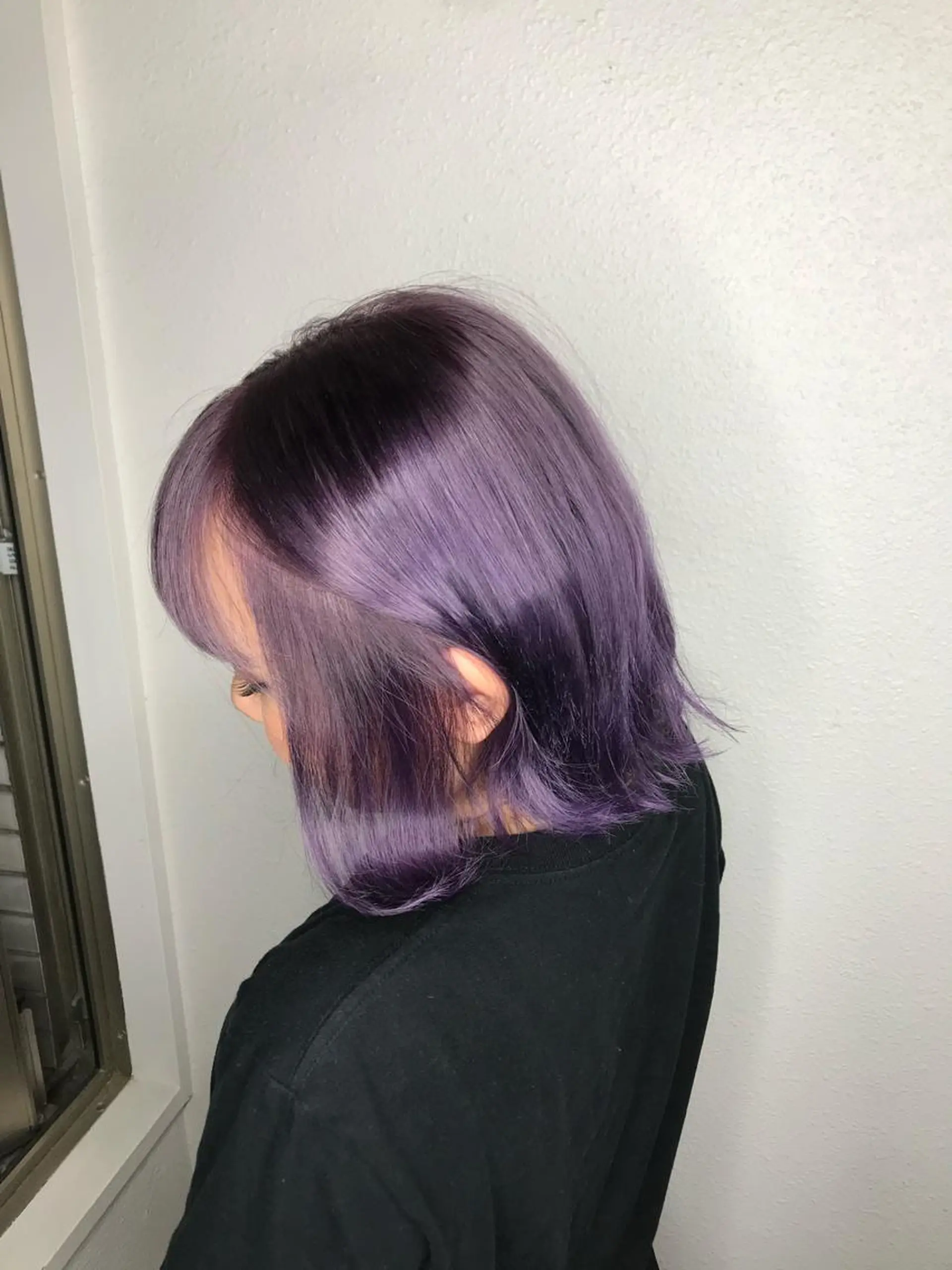 ミディアム カラー ブリーチ ケアブリーチ ラベンダーカラー パープルカラー ヘアカラー 似合わせ/ブリーチ カラー.岡田友仁のヘアスタイル