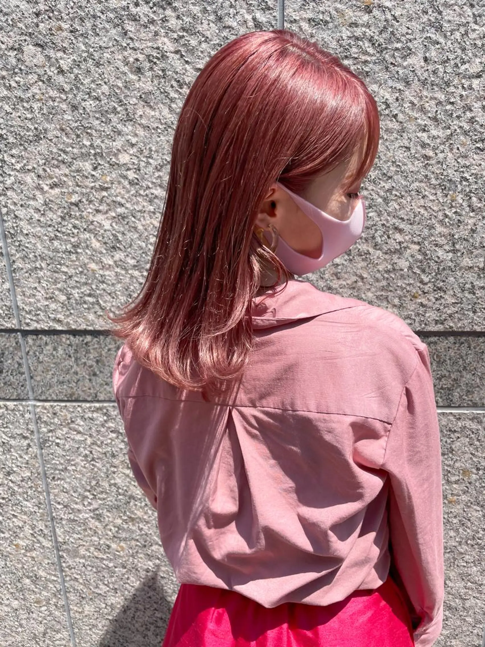 ミディアム カラー ヘアアレンジ CheRiR【シェリール】所属・cherir髪質改善 パーソナルカラー診断のヘアスタイル