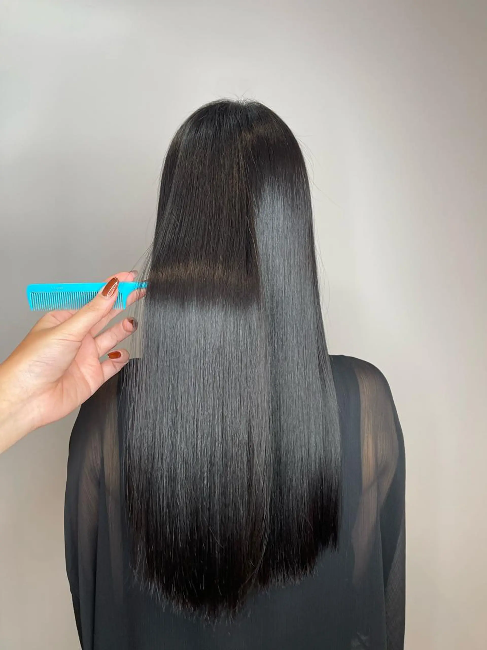 ロング カラー トリートメント emi/髪質改善/ 韓国風/艶カラーのヘアスタイル