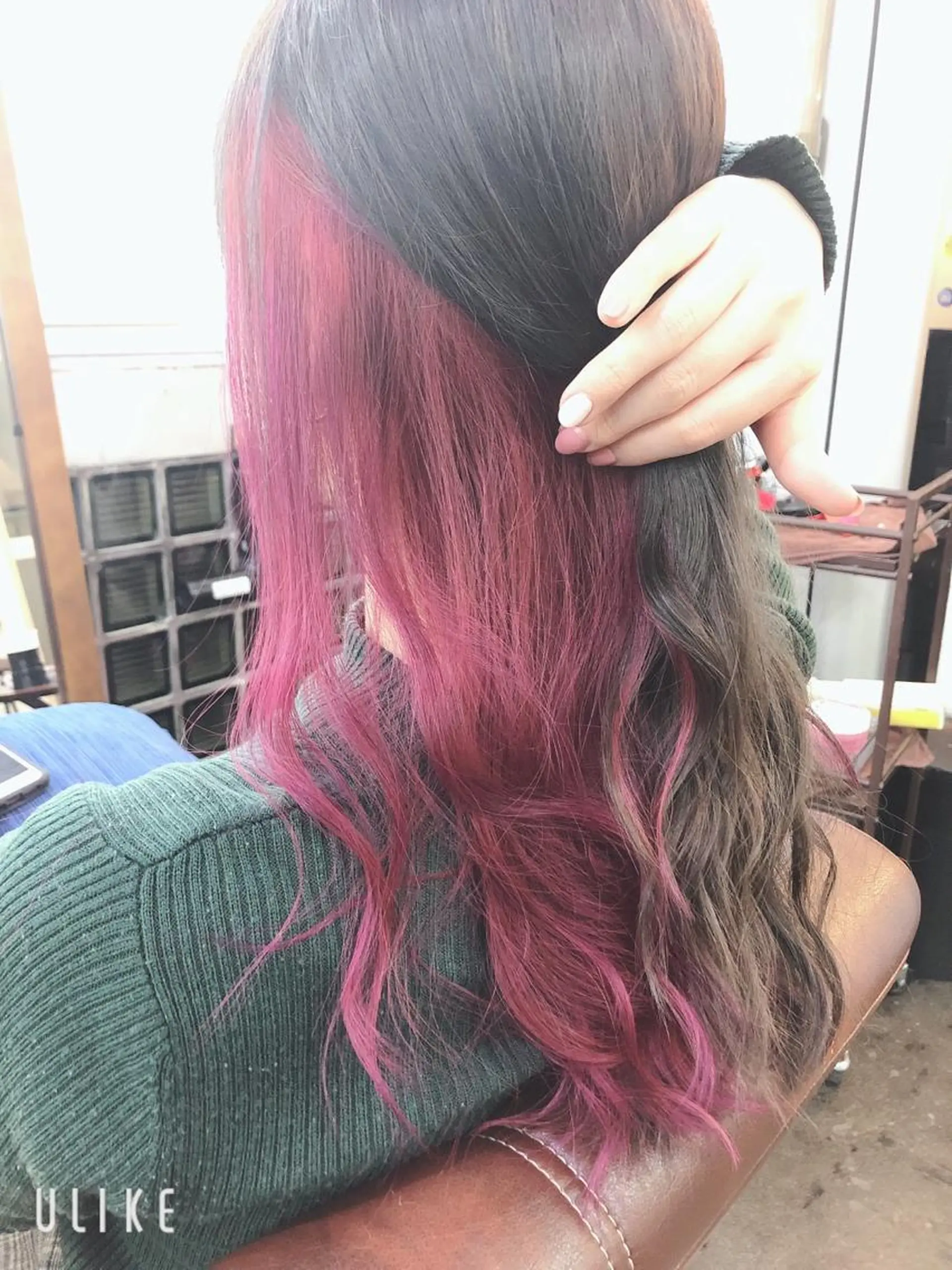 ロング カット ヘアカラー トリートメント 吉田 典弘のヘアスタイル