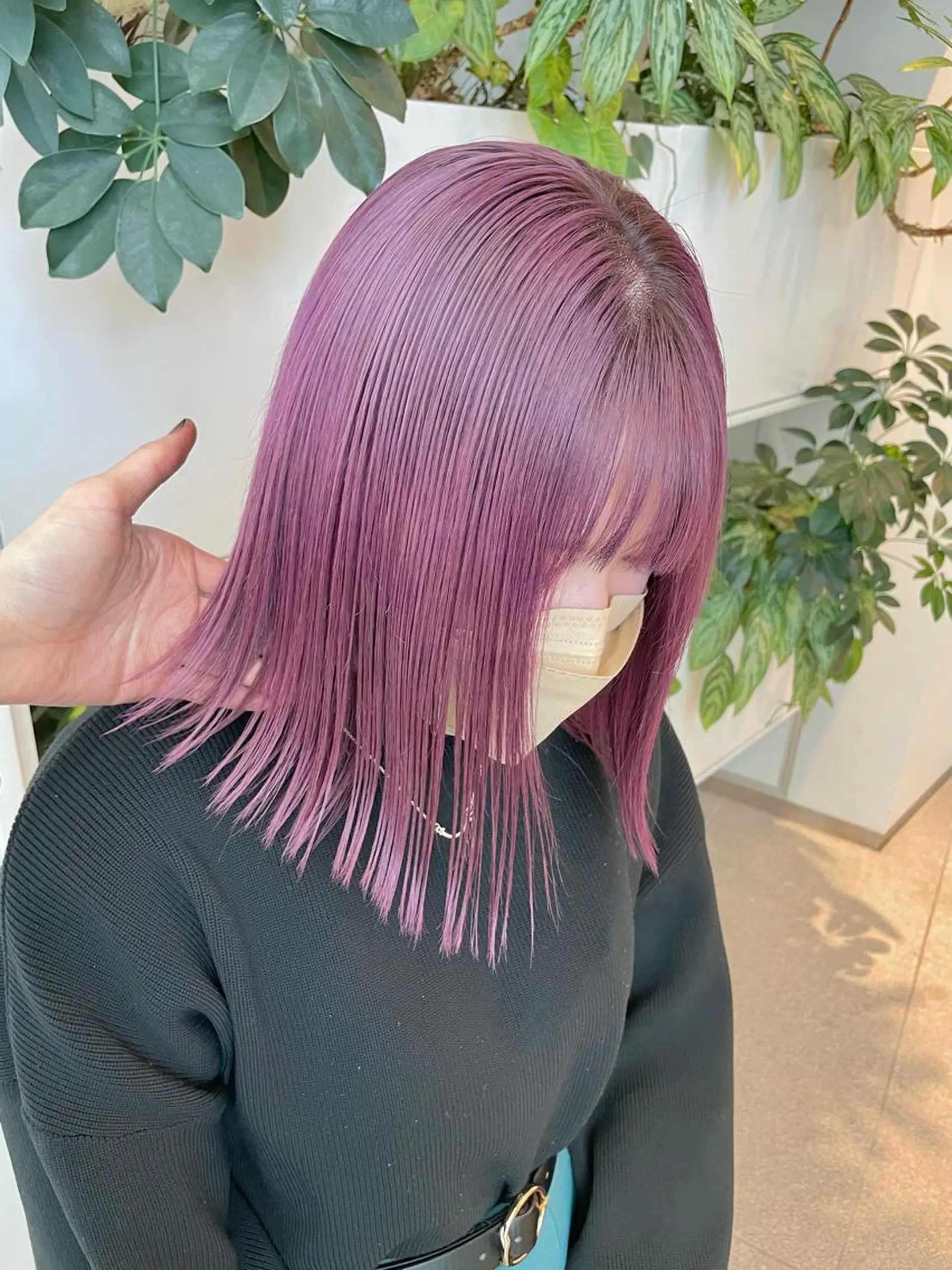 ショート ヘアカラー トリートメント 東北No.1完全個室 💐梶谷社長のヘアスタイル