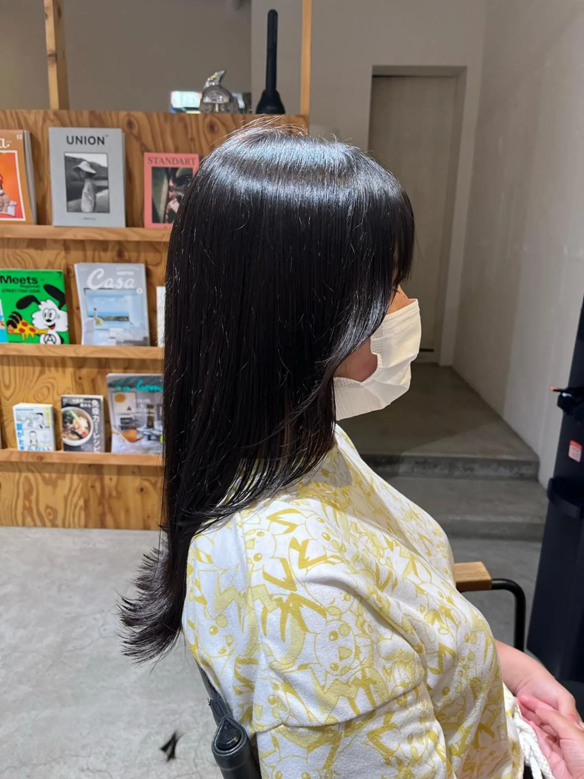 ロング SUZUNO🤎ボブ レイヤー🫧顔周りのヘアスタイル