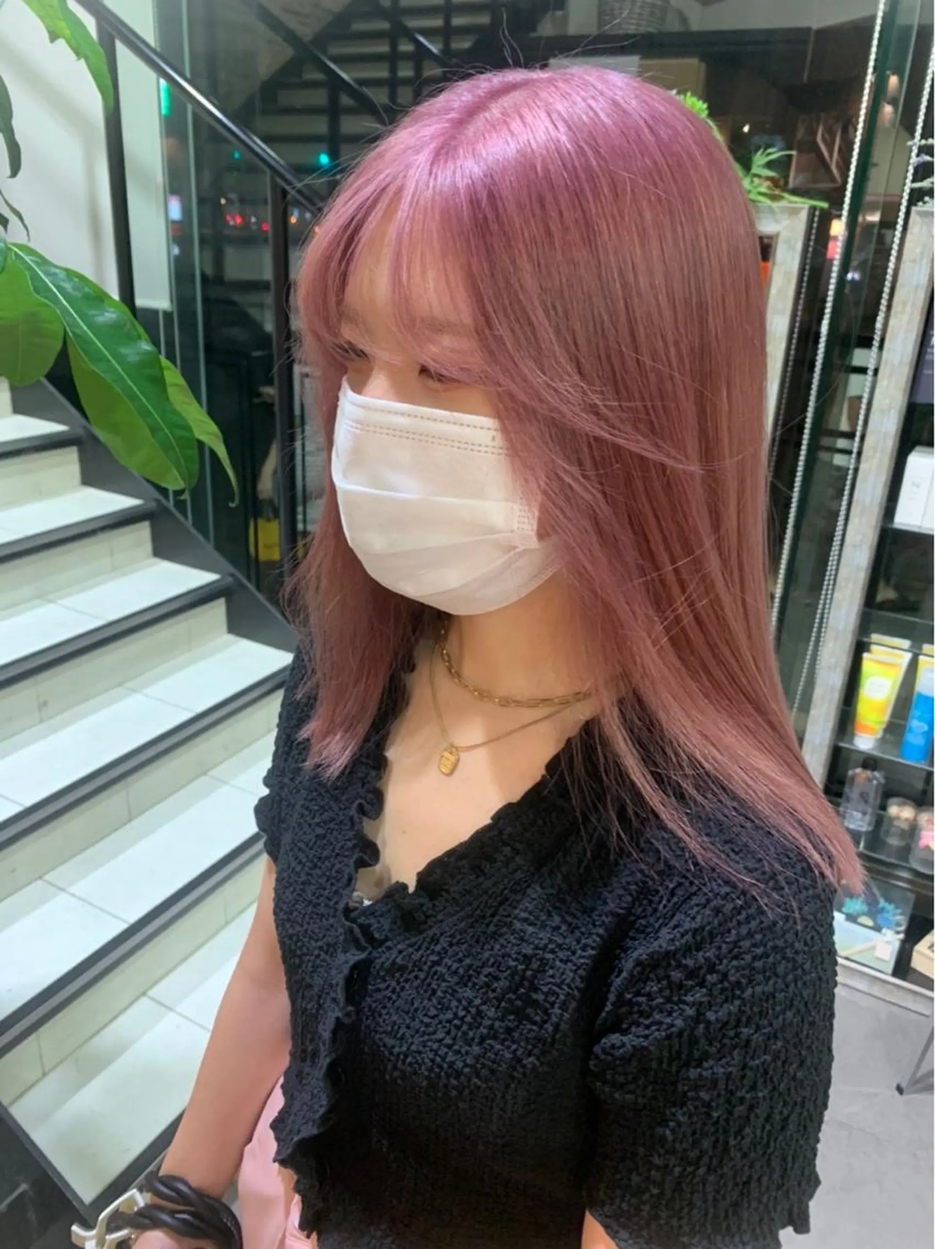 ロング カラー 韓国🩶Y2Kネイル 💫くれはのネイルデザイン