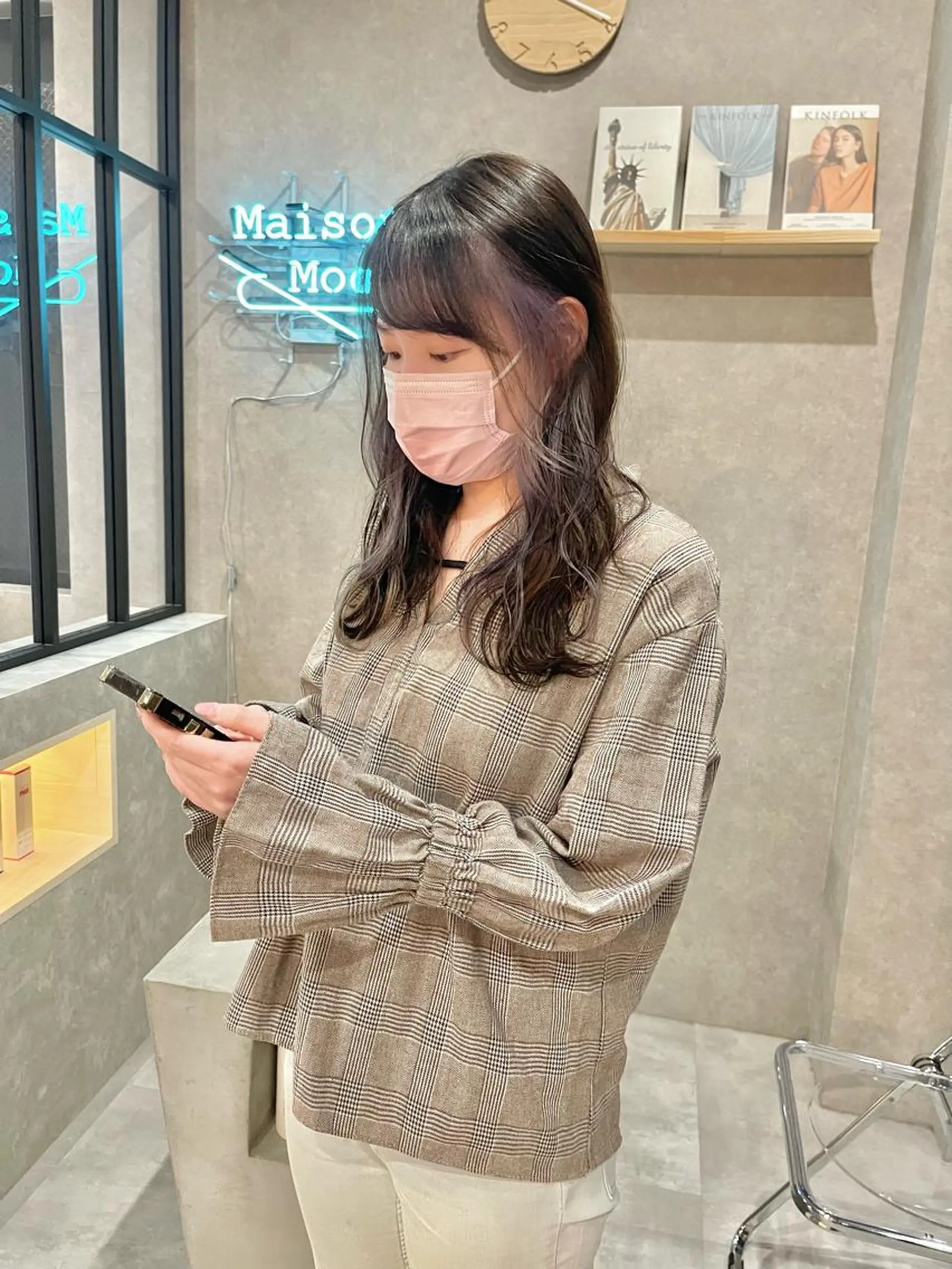 セミロング カット ヘアカラー トリートメント 一ノ瀬 暁のヘアスタイル