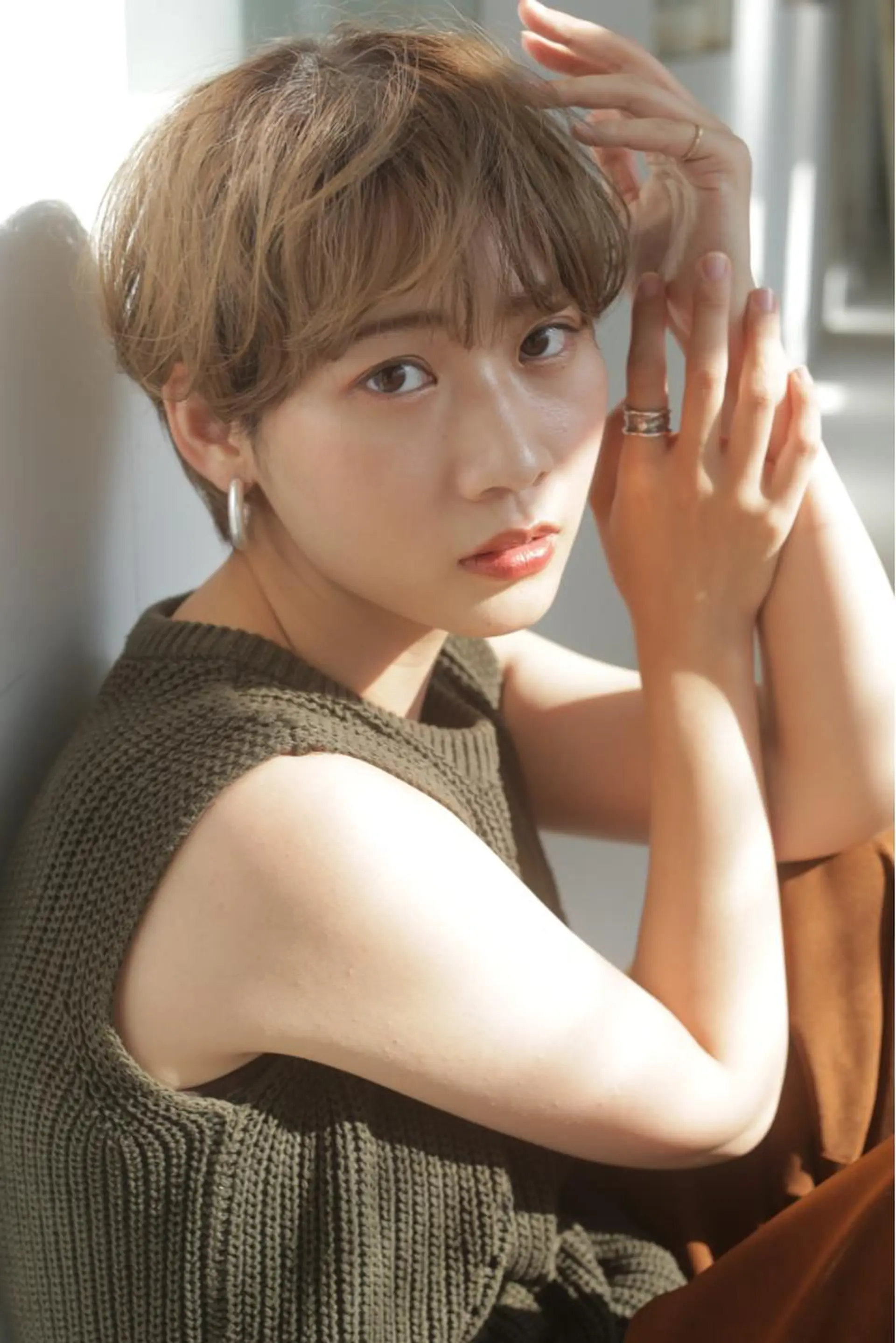 ショート カラー 保子 祐里香のヘアスタイル