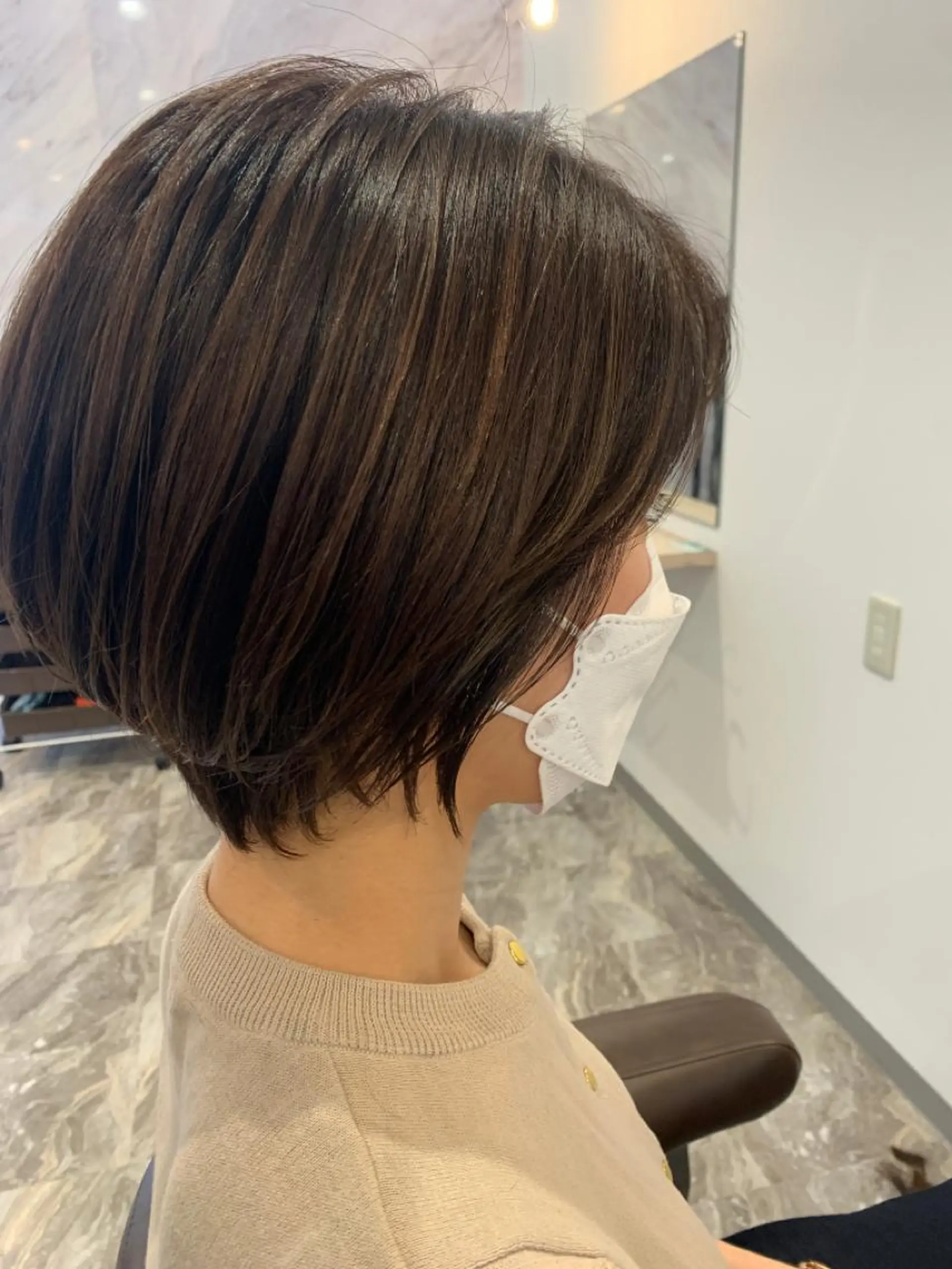 ショート ショートボブ ボブ ショートヘア カット ヘアカラー トリートメント 永田 よしはるのヘアスタイル