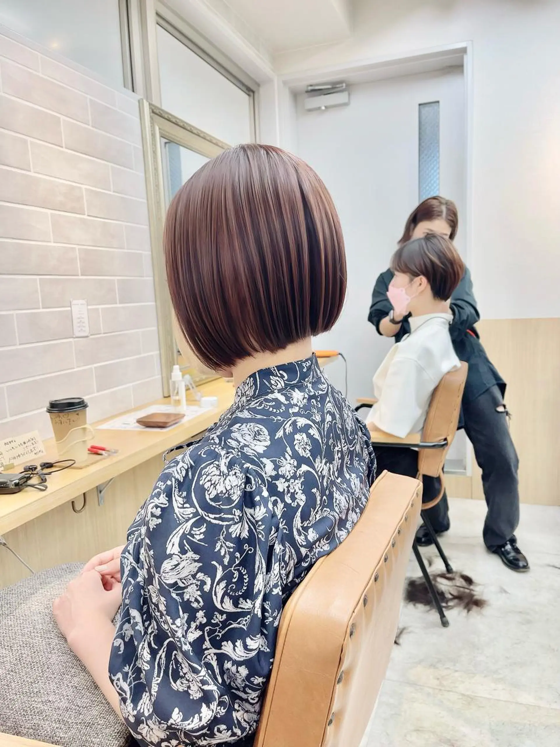 ショート ボブ 巣山 竜一のヘアスタイル