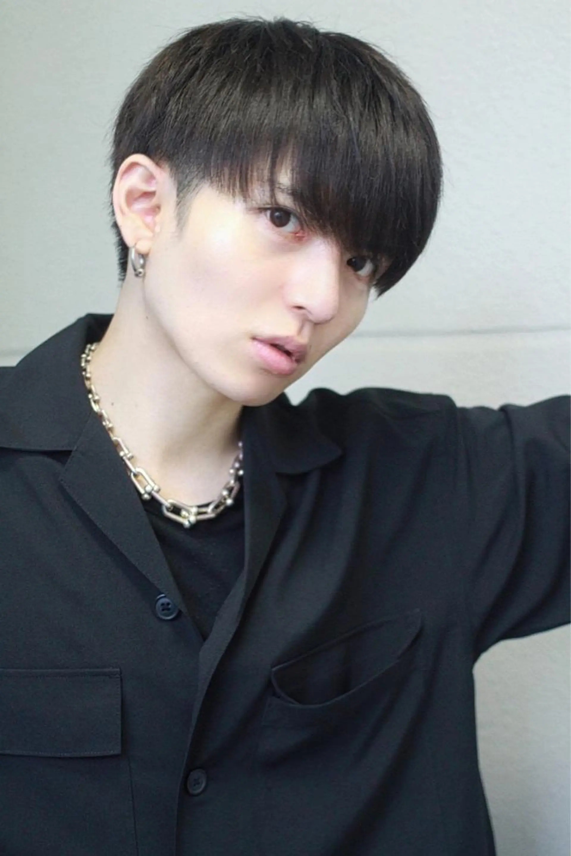 ショート メンズ マッシュ ショートヘア レイヤーカット 艶髪/西尾 幸樹のヘアスタイル