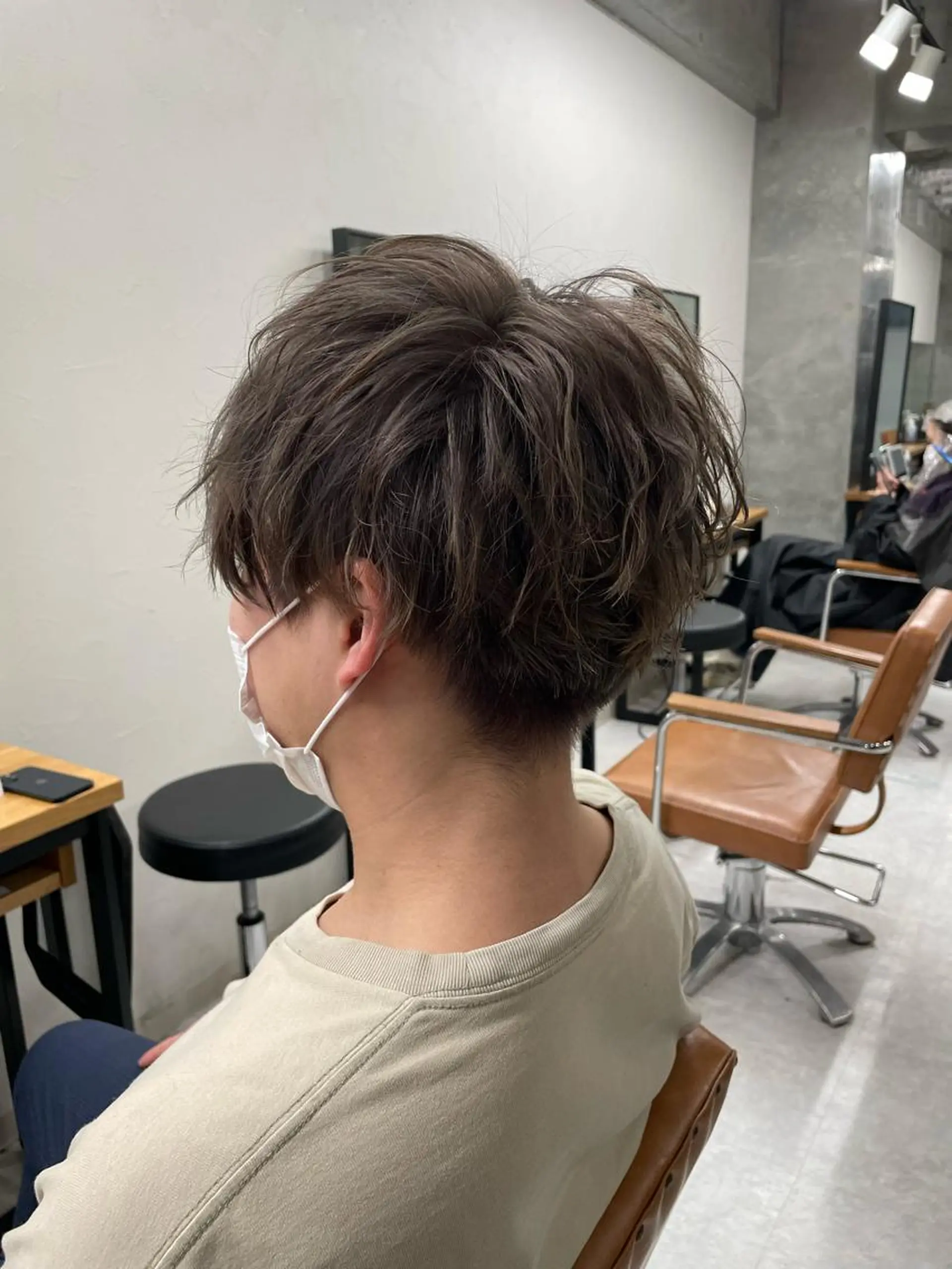 ショート カラー メンズ メンズモテパーマ💙 fuwaのヘアスタイル