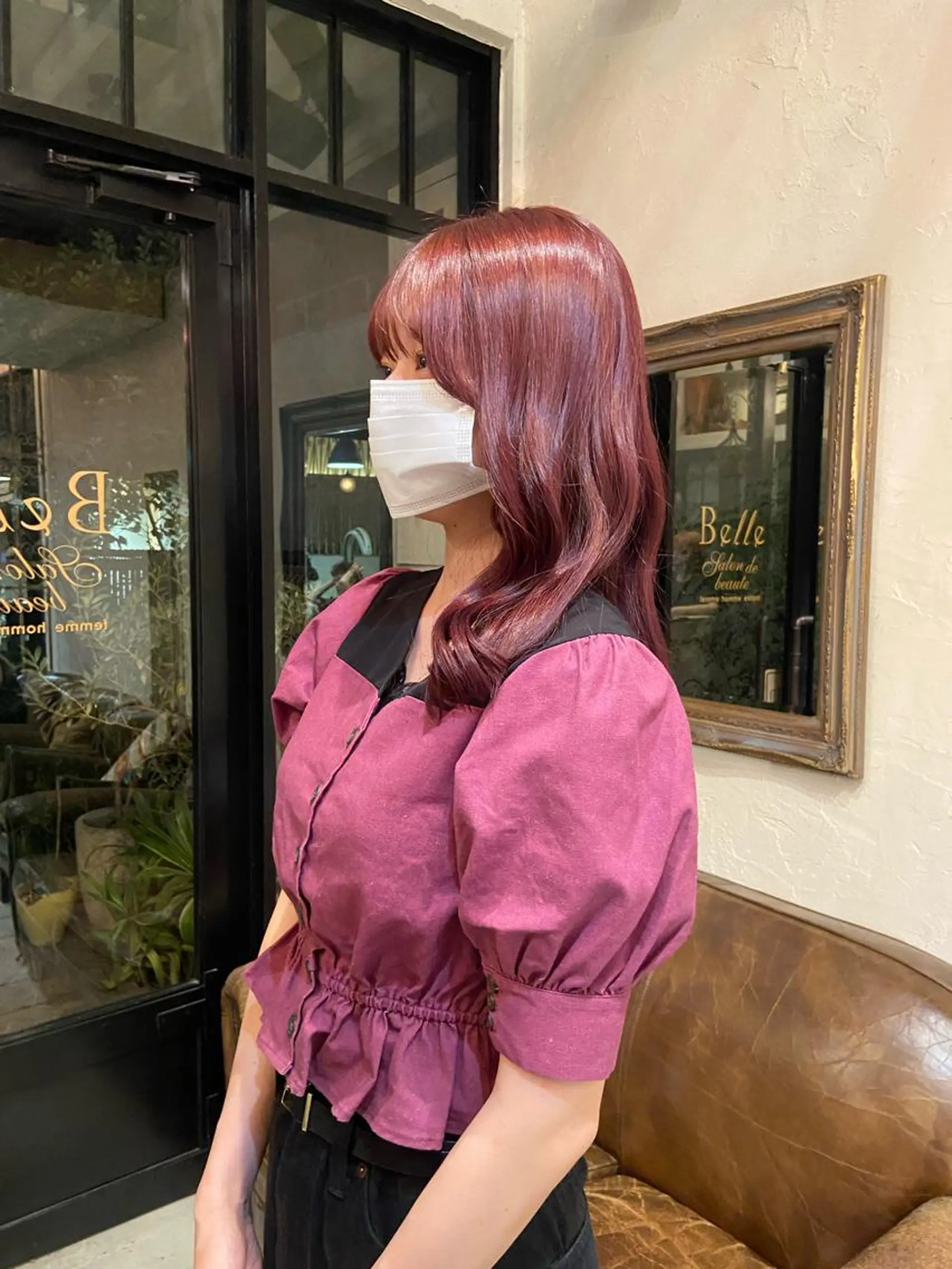 カラー ブリーチ ブリーチなしカラー ダメージレス美容師 🌱水島侑理のヘアスタイル