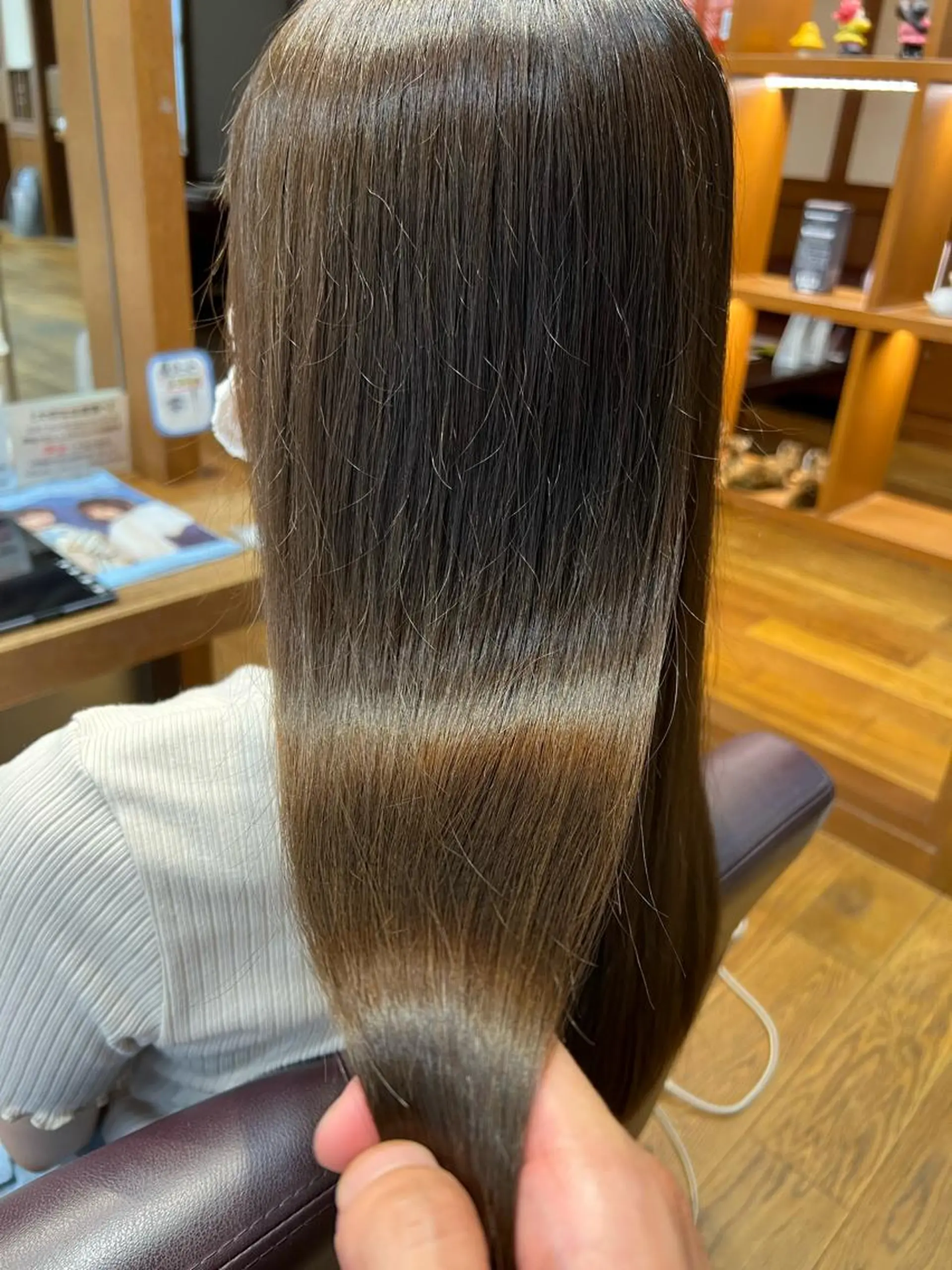 セミロング カラー パーマ Artist 藤﨑紘成のヘアスタイル