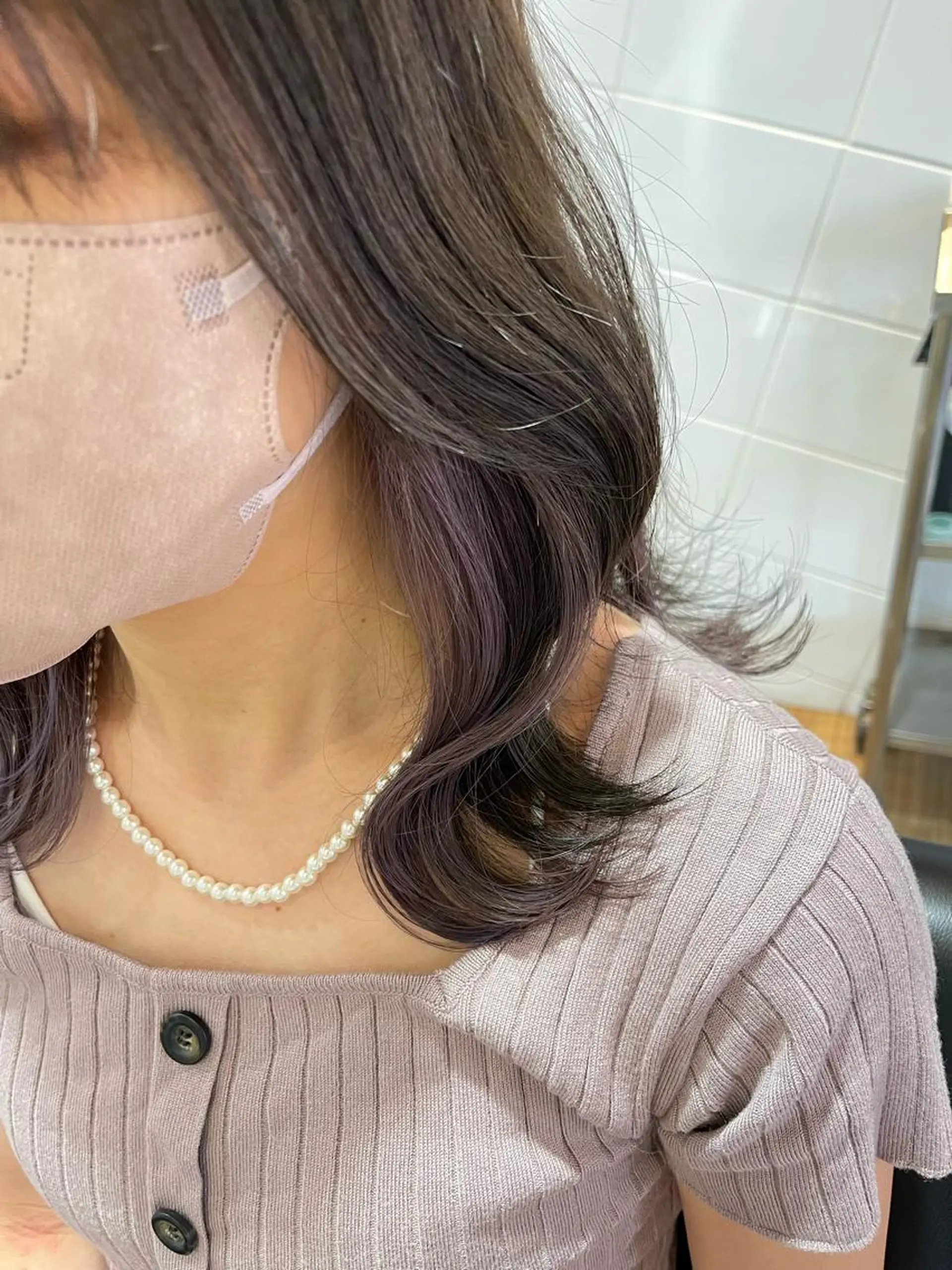 ミディアム 丸山 亜加理のヘアスタイル