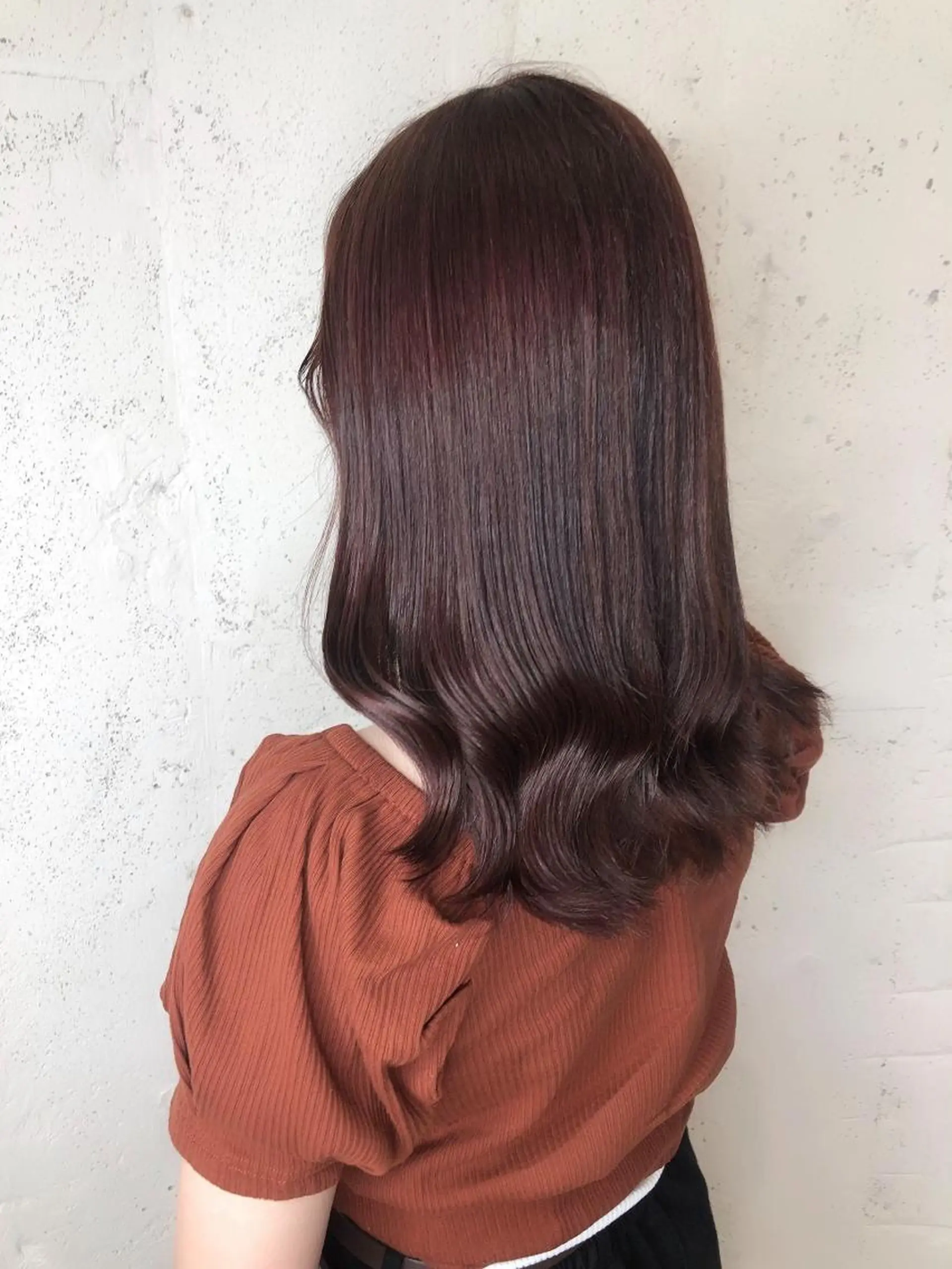 セミロング 韓国ヘア🇰🇷🎀 みきのヘアスタイル