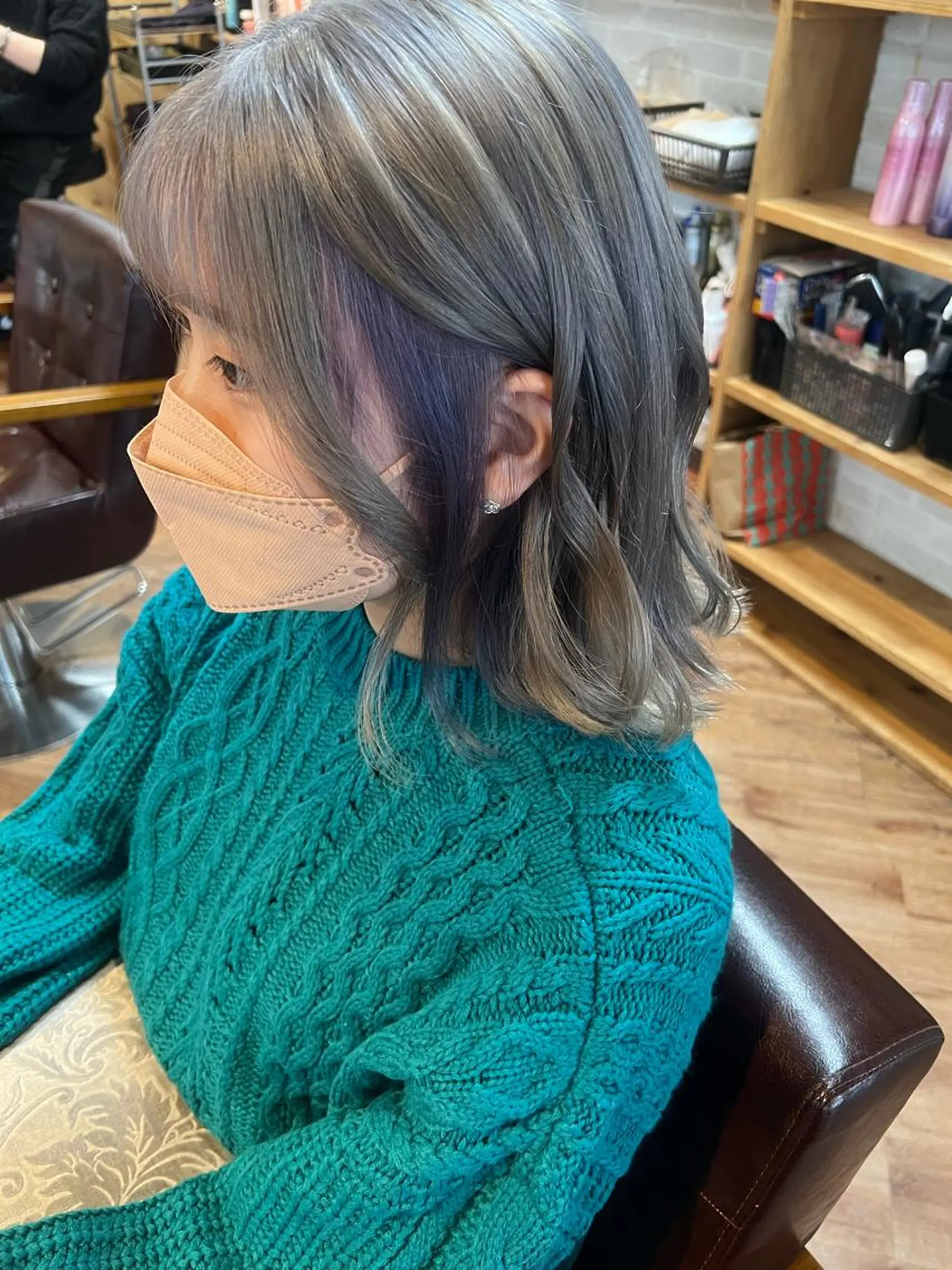 ミディアム カラー カット ヘアカラー トリートメント ヘアセット Topstylist YUKIのヘアスタイル