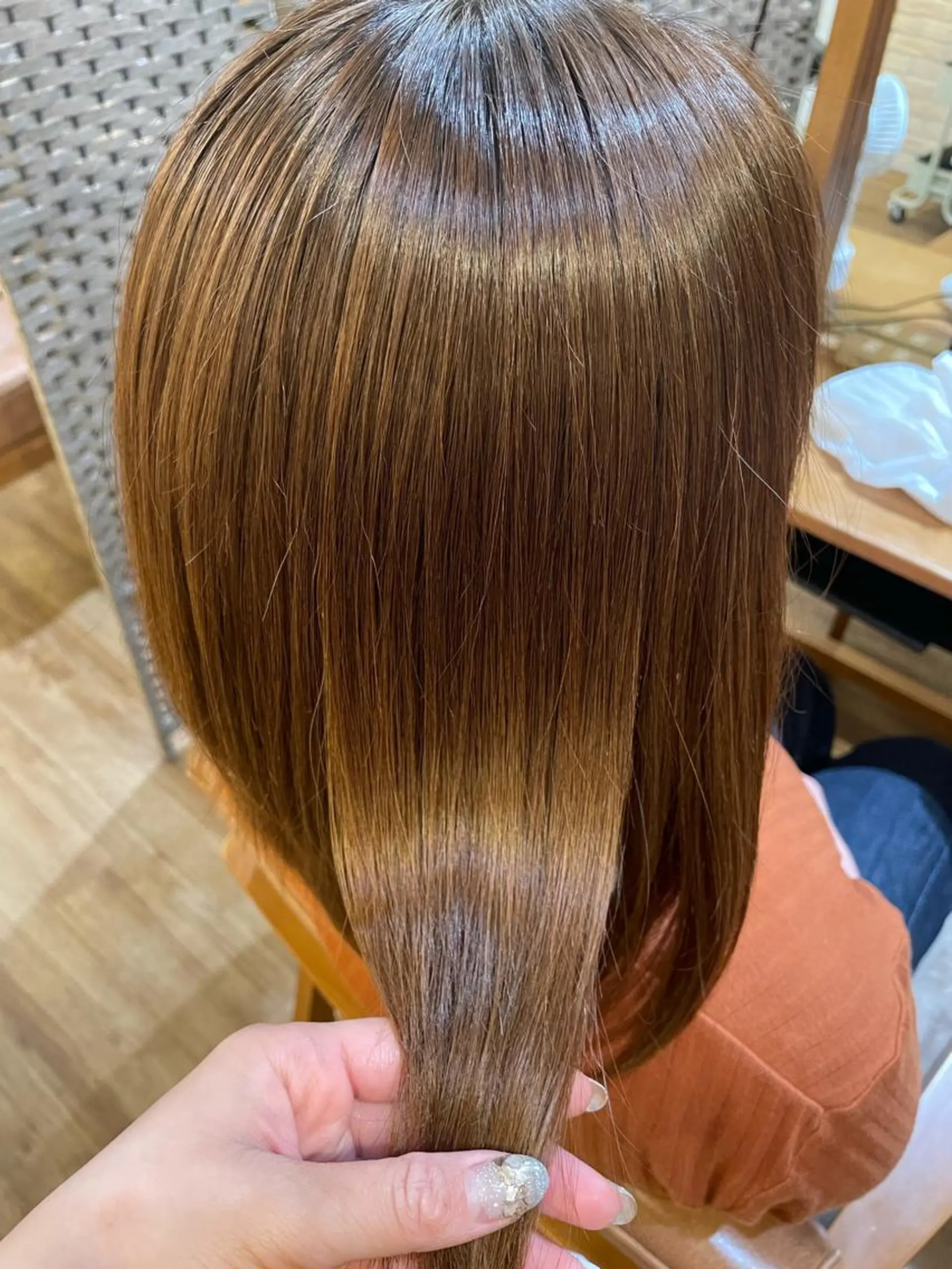 セミロング 林 花鈴🐇🌸のヘアスタイル