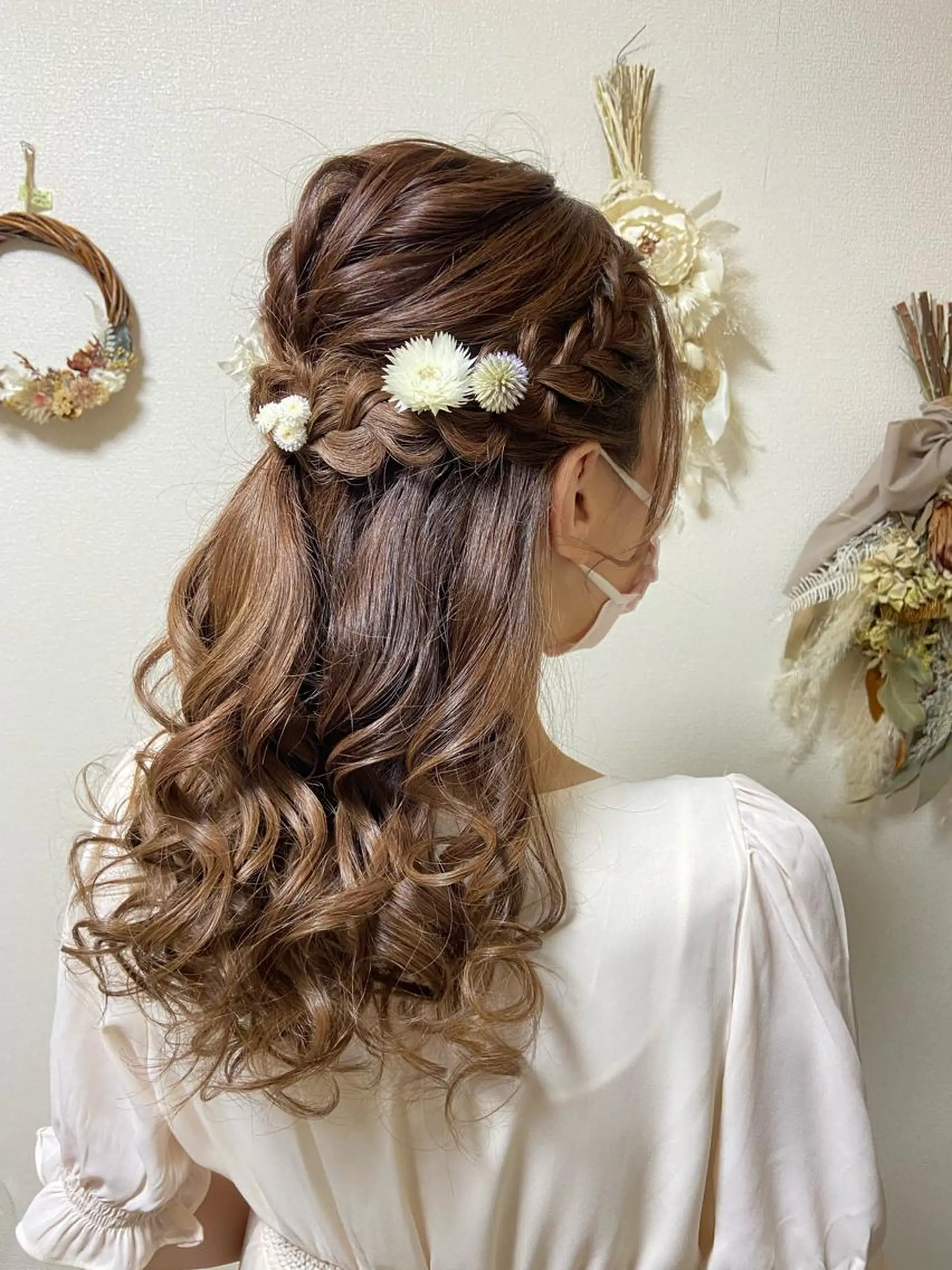 ロング ヘアアレンジ ヘアアンドメイクムタ 新居のヘアスタイル