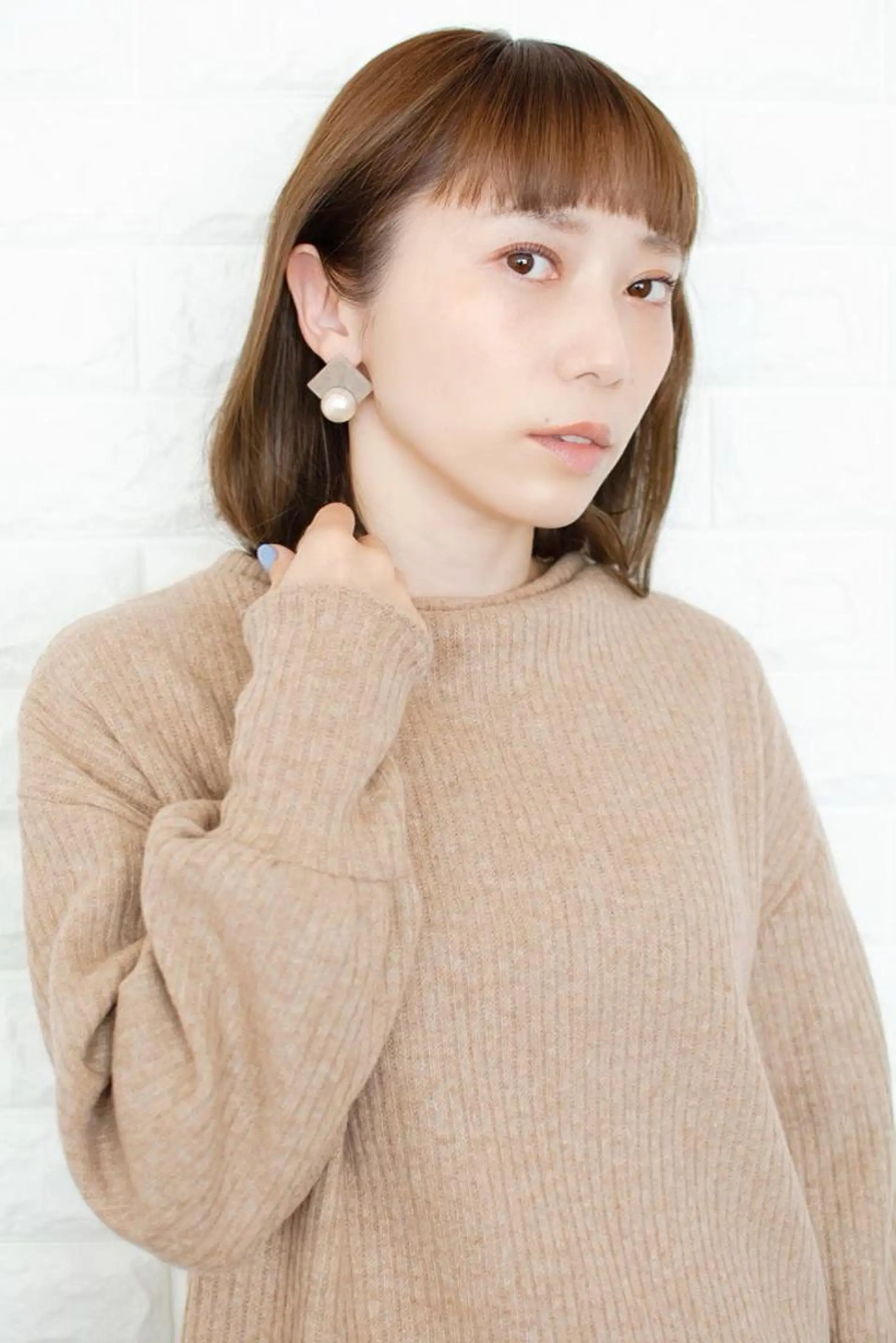 ミディアム カラー ショートボブ ベージュカラー ブルーカラー ブルージュ グレージュ カット ヘアカラー トリートメント 斉藤 正敏のその他イメージ