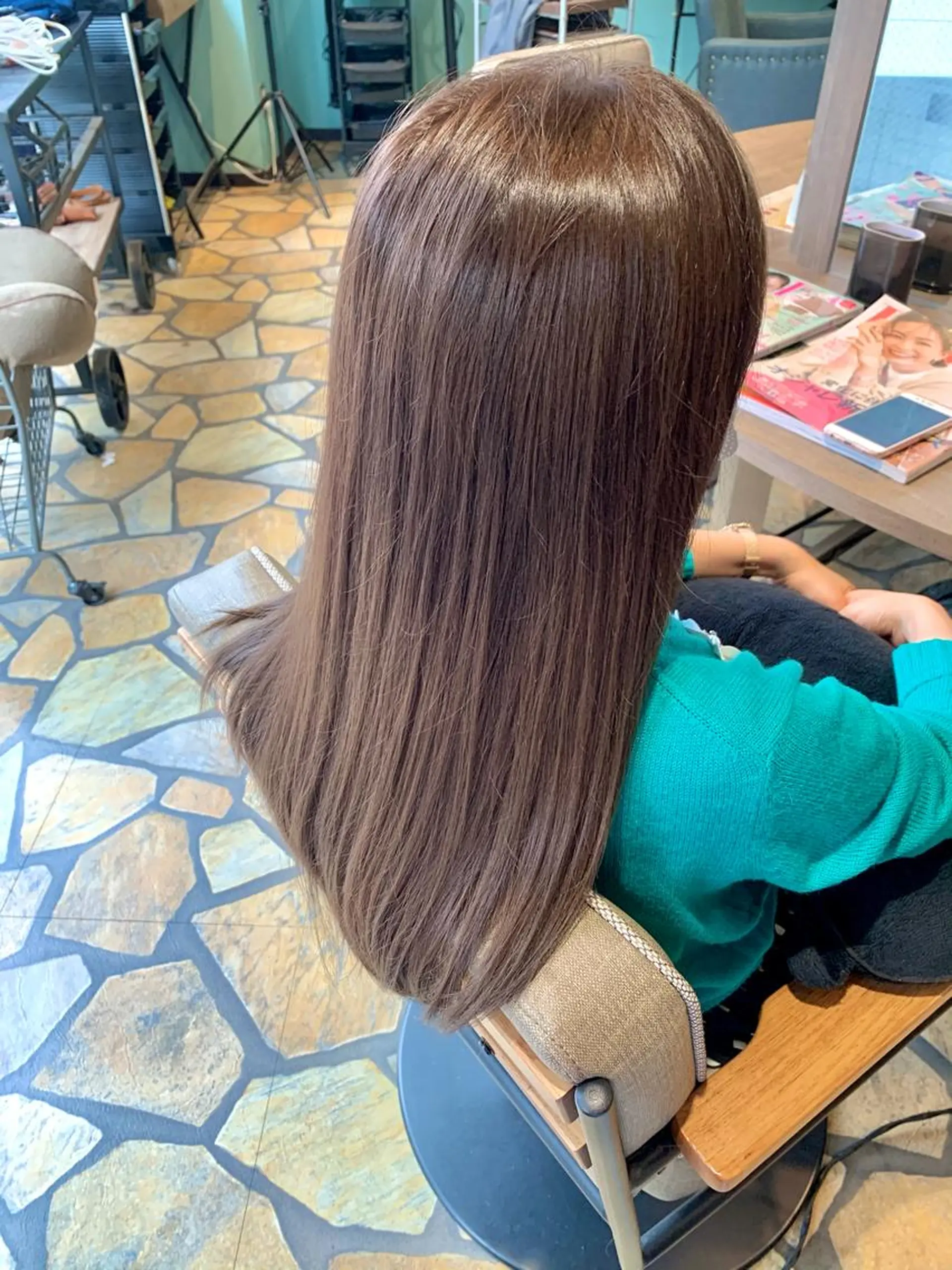 ロング カラー ヘアアレンジ ブリーチ ブリーチなしカラー 🇺🇸海外ヘア 🇰🇷MASANOのヘアスタイル