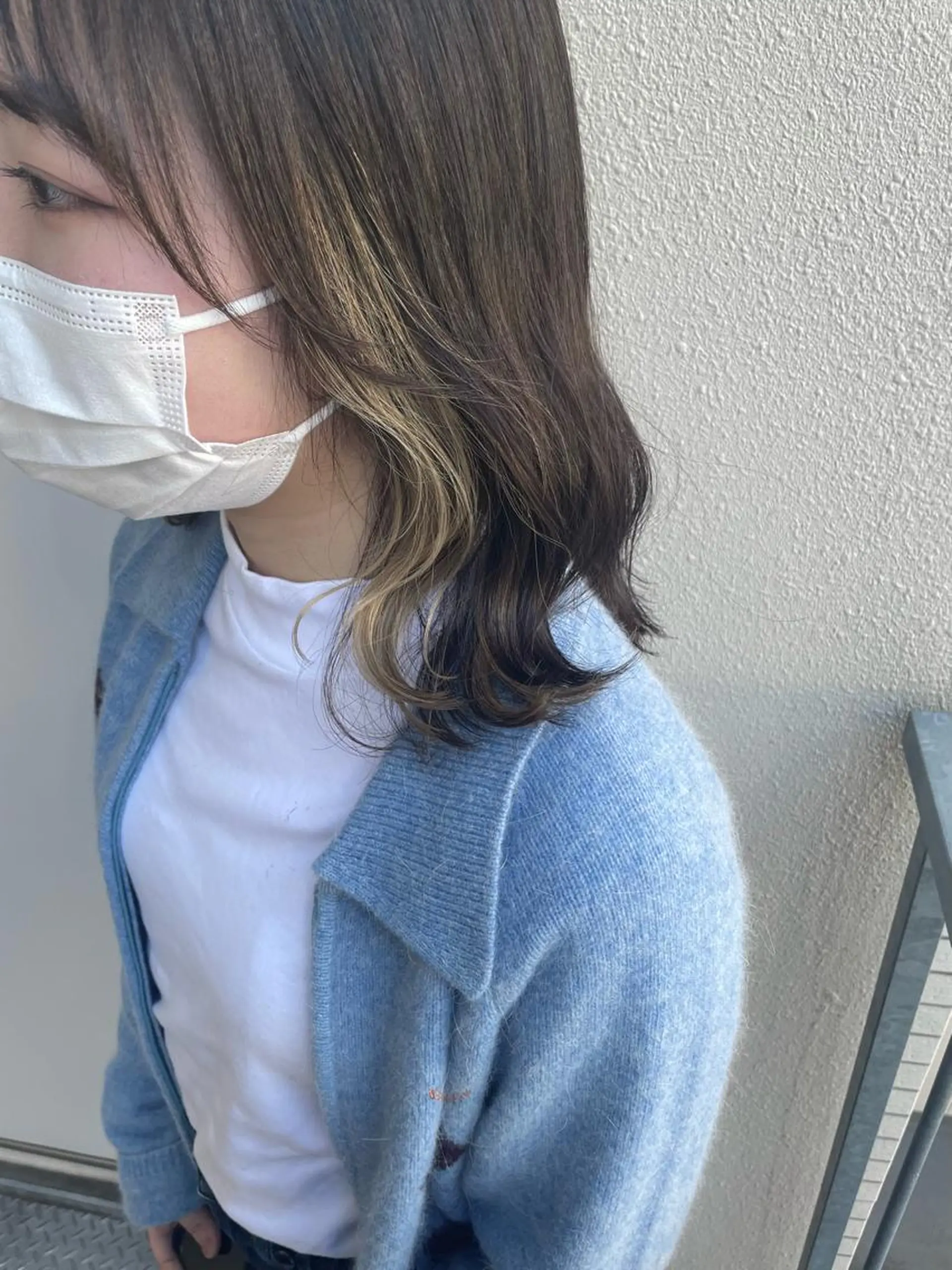 ミディアム カラー まつげ兼任しもさこ 🌟レイヤー得意のヘアスタイル