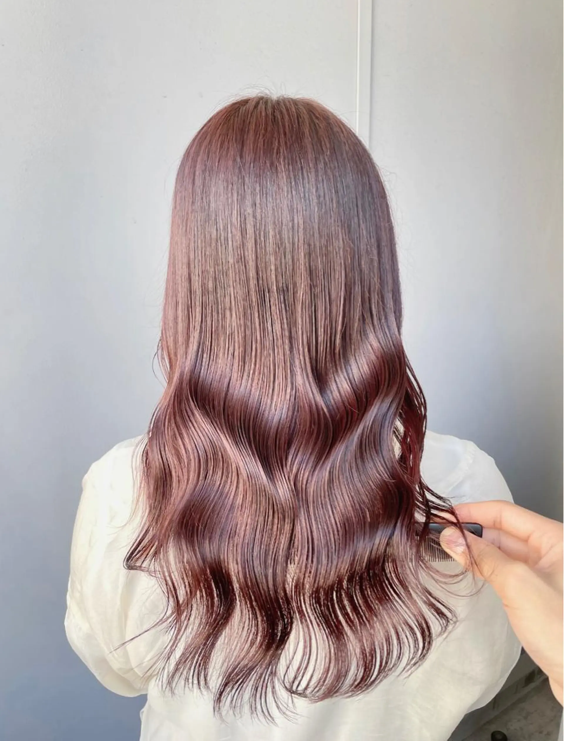 ロング カラー カット ヘアカラー トリートメント ヘッドスパ ヘアセット ベージュカラー💖 やすひろのヘアスタイル