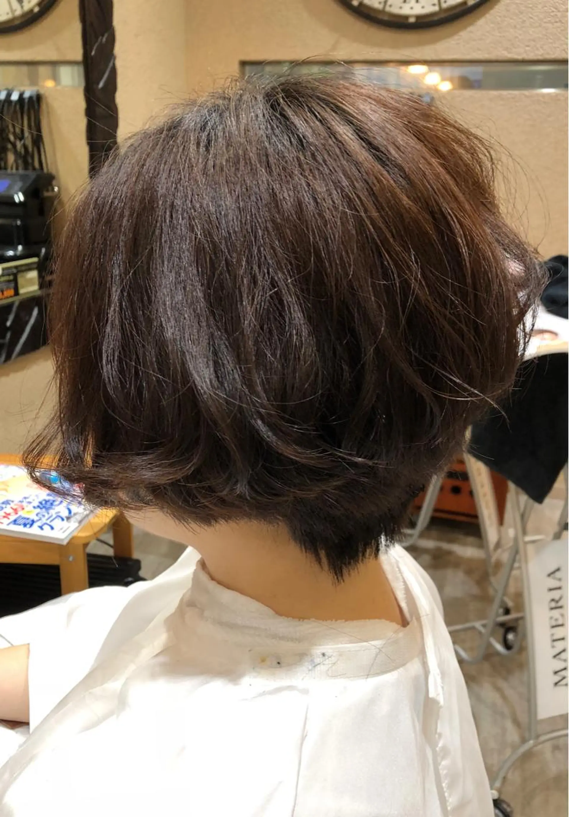 ショート パーマ カット ヘアカラー パーマ トリートメント 森田 真由のヘアスタイル